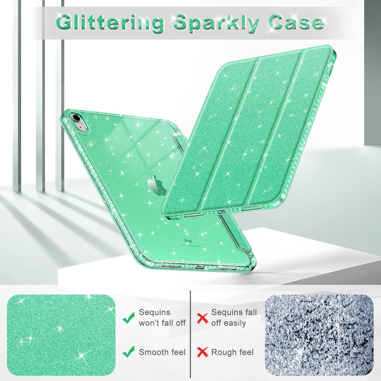 Foto 4 | Funda Fintie Slim Para Ipad 11.ª Generación  11.ª Generación  11.ª Generación  10.9 Pulgadas  Color Verde