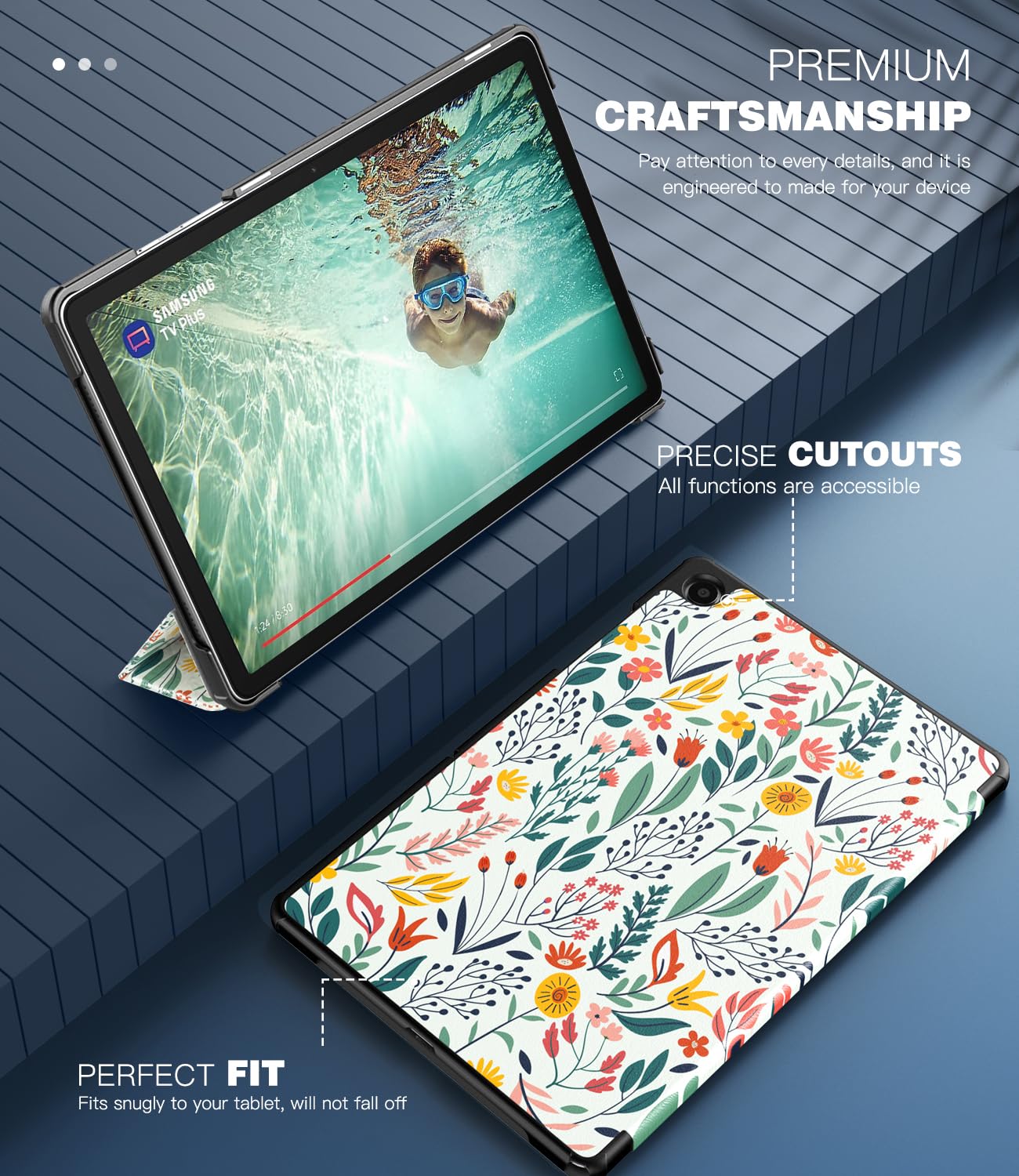 Foto 5 pulgar | Funda Timovo Para Samsung Galaxy Tab A9+ De 11 Pulgadas 2023 Con Soporte - Venta Internacional.