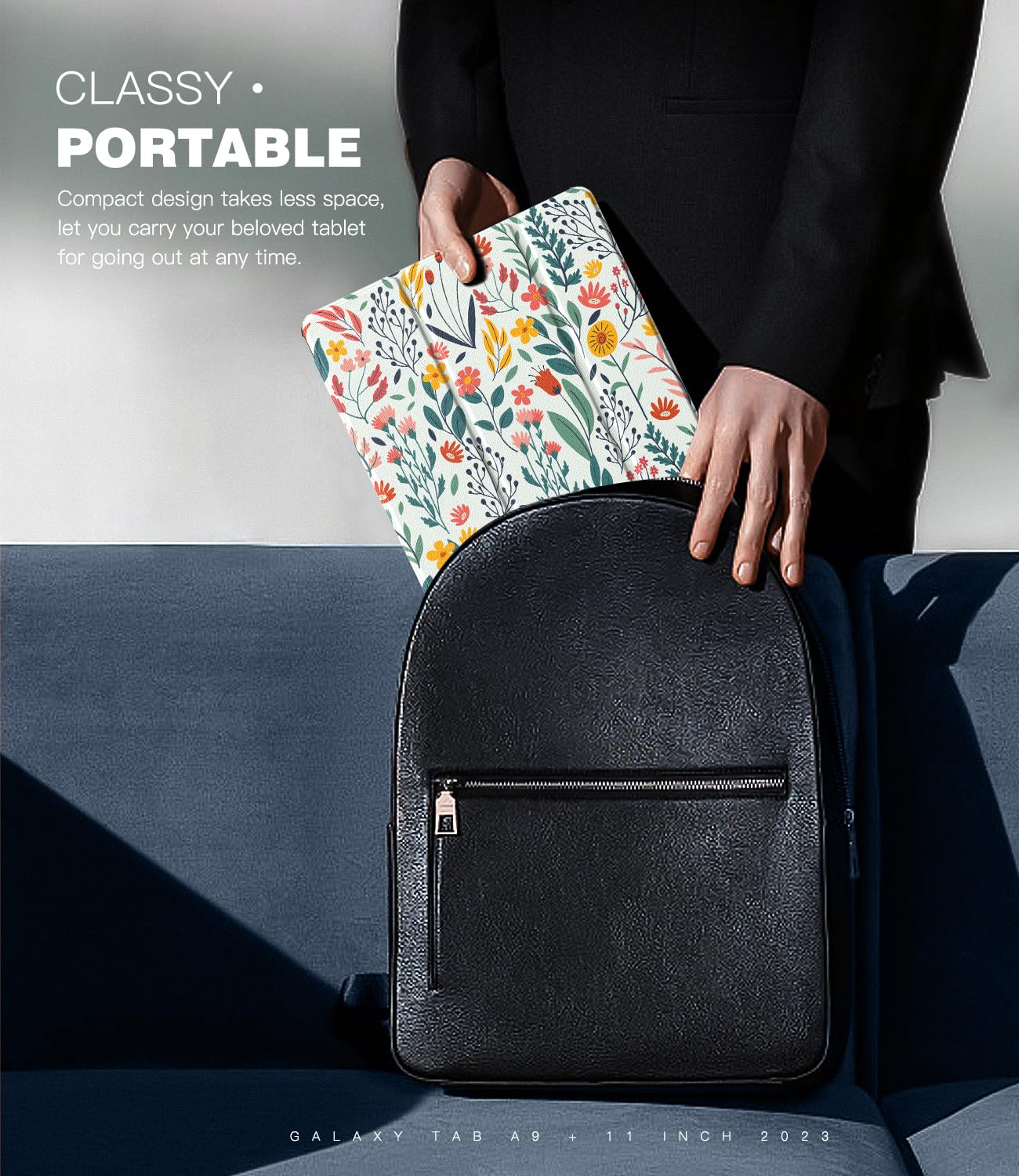 Foto 8 pulgar | Funda Timovo Para Samsung Galaxy Tab A9+ De 11 Pulgadas 2023 Con Soporte - Venta Internacional.