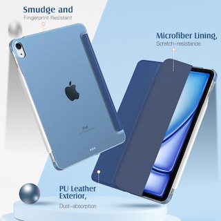 Foto 4 | Funda Para Ipad Air De 11 Pulgadas Timovo Cubierta Trasera Dura Azul Marino - Venta Internacional.
