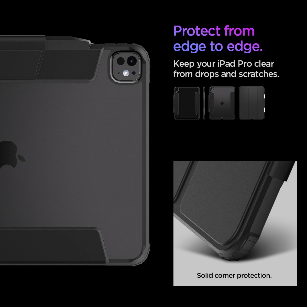 Foto 5 pulgar | Funda Spigen Ultra Hybrid Pro Para Ipad Pro De 13 Pulgadas (2024) - Venta Internacional.