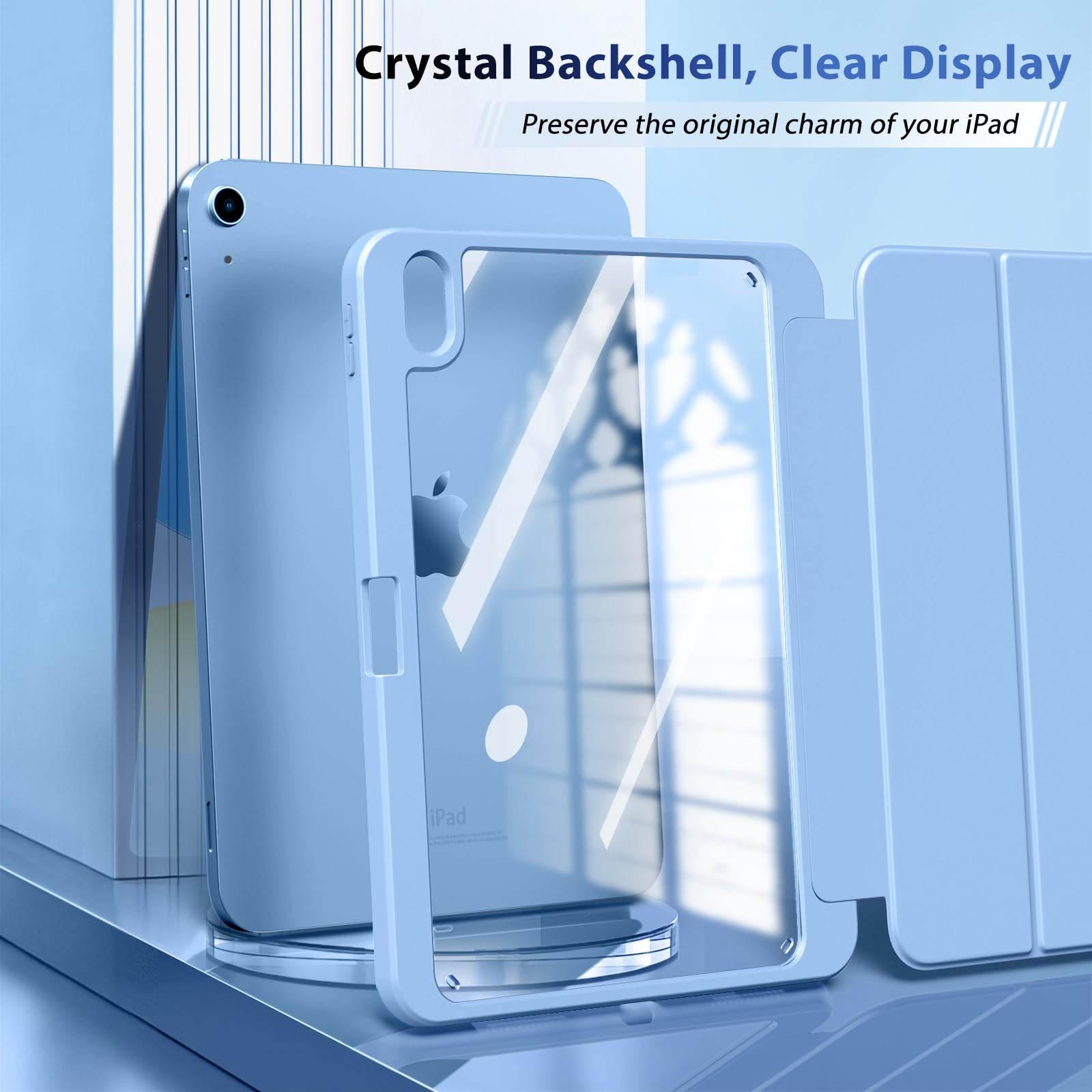 Foto 3 | Funda Timovo Para Ipad 11.ª Generación De 11 Pulgadas 2025 Con Soporte Para Lápices - Venta Internacional.