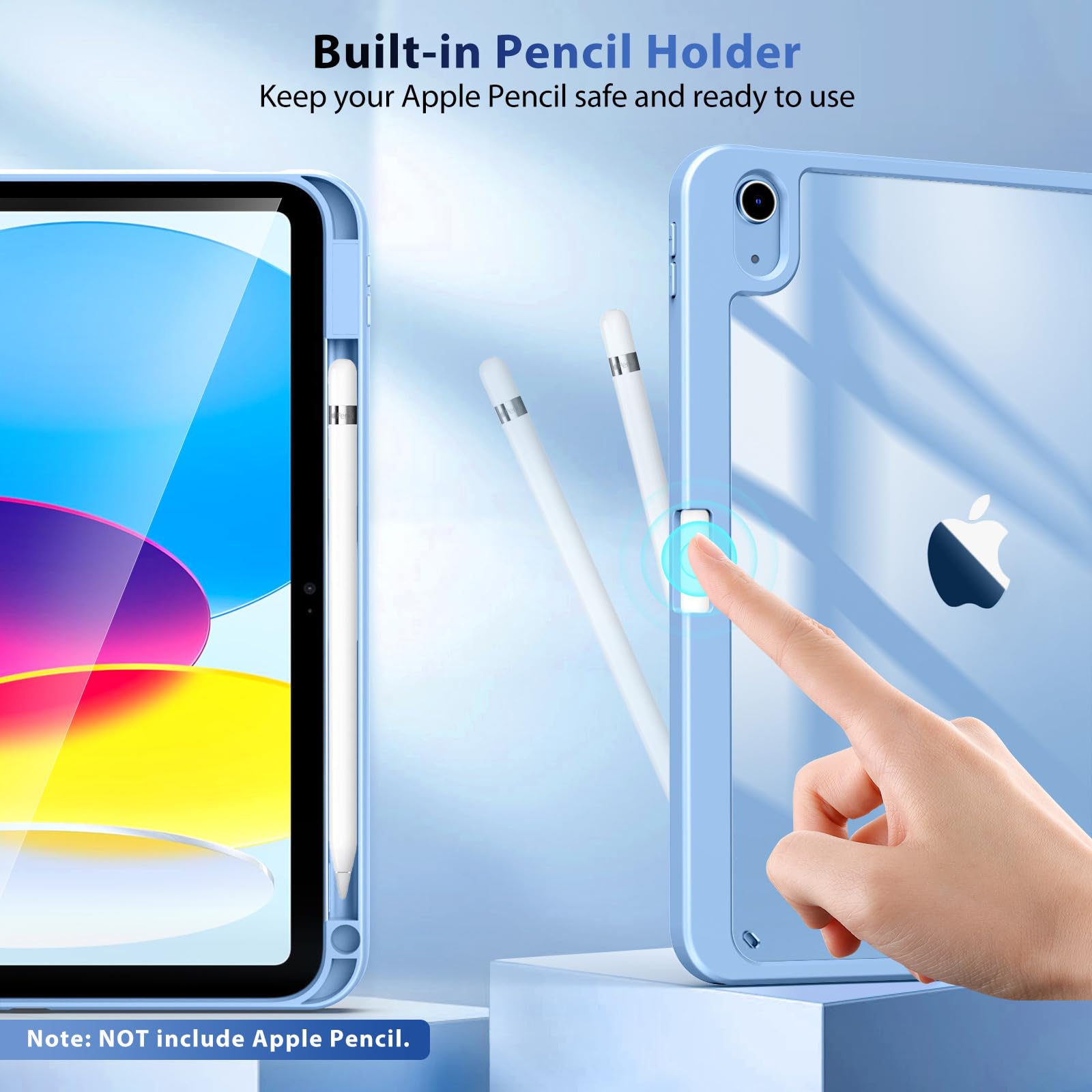 Foto 5 pulgar | Funda Timovo Para Ipad 11.ª Generación De 11 Pulgadas 2025 Con Soporte Para Lápices - Venta Internacional.