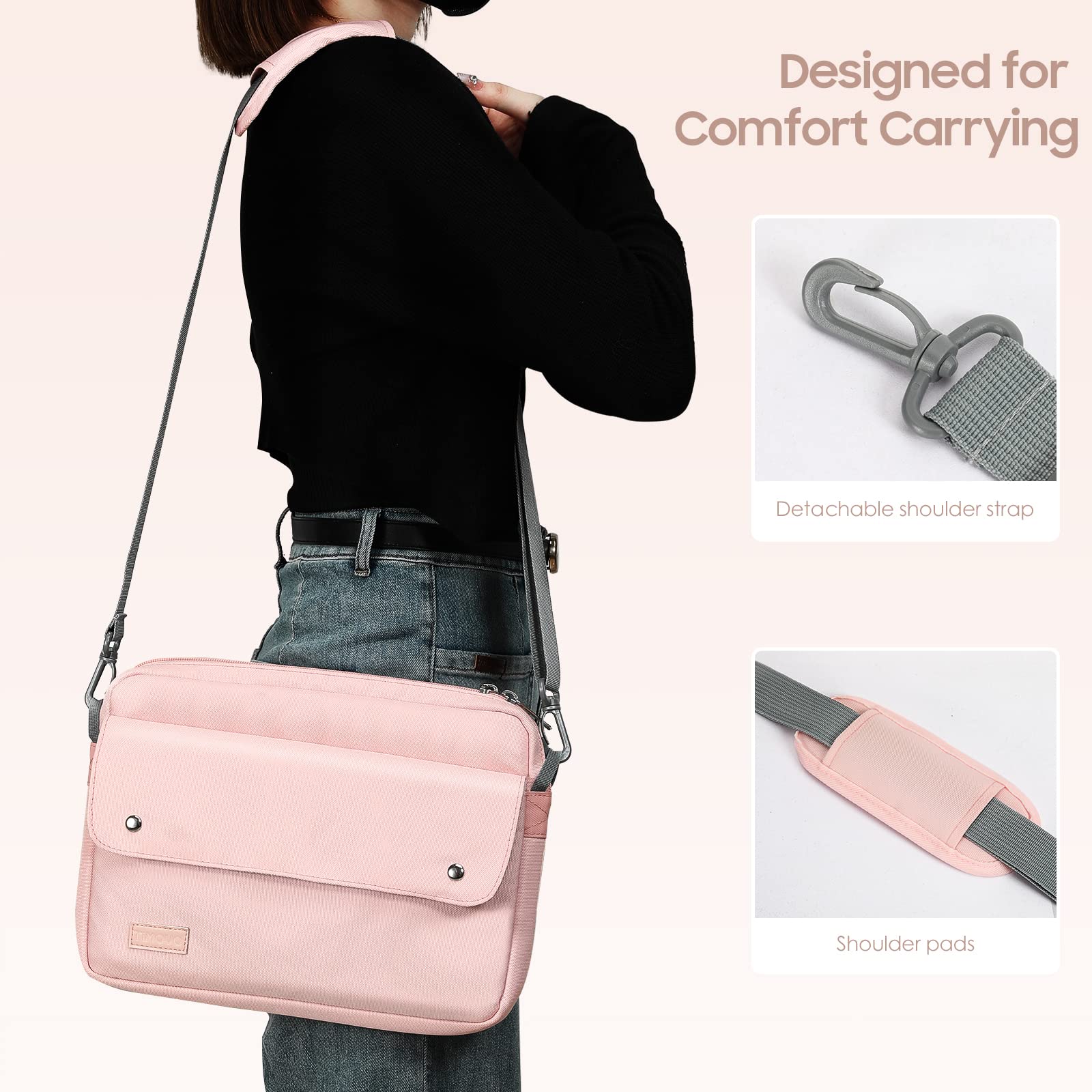 Foto 6 | Funda Para Tablet Timovo Para Ipad 11 Pulgadas A16 2025  Color Rosa - Venta Internacional.
