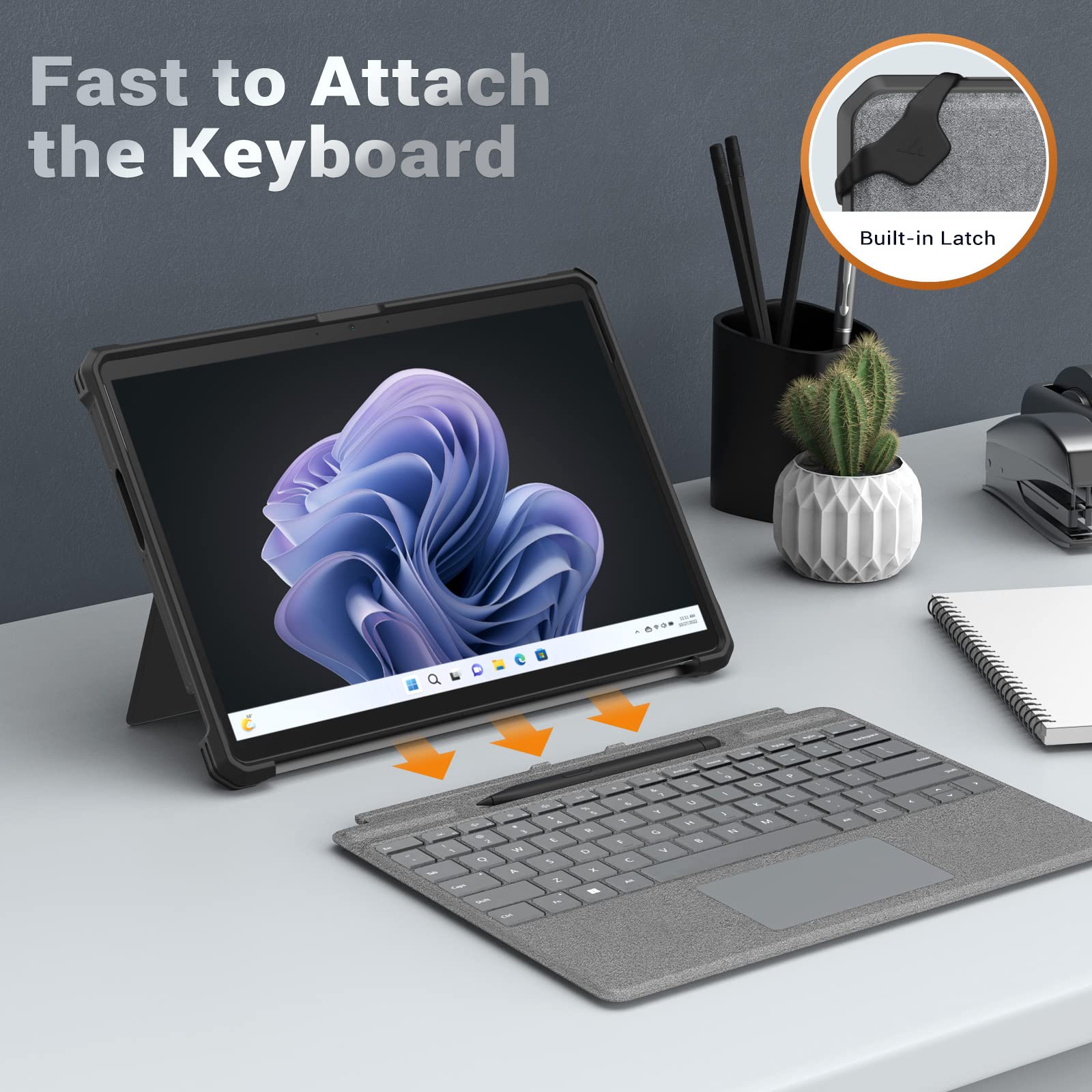 Foto 6 | Funda Moko Compatible Con Microsoft Surface Pro 11/10/9 13'' - Venta Internacional.