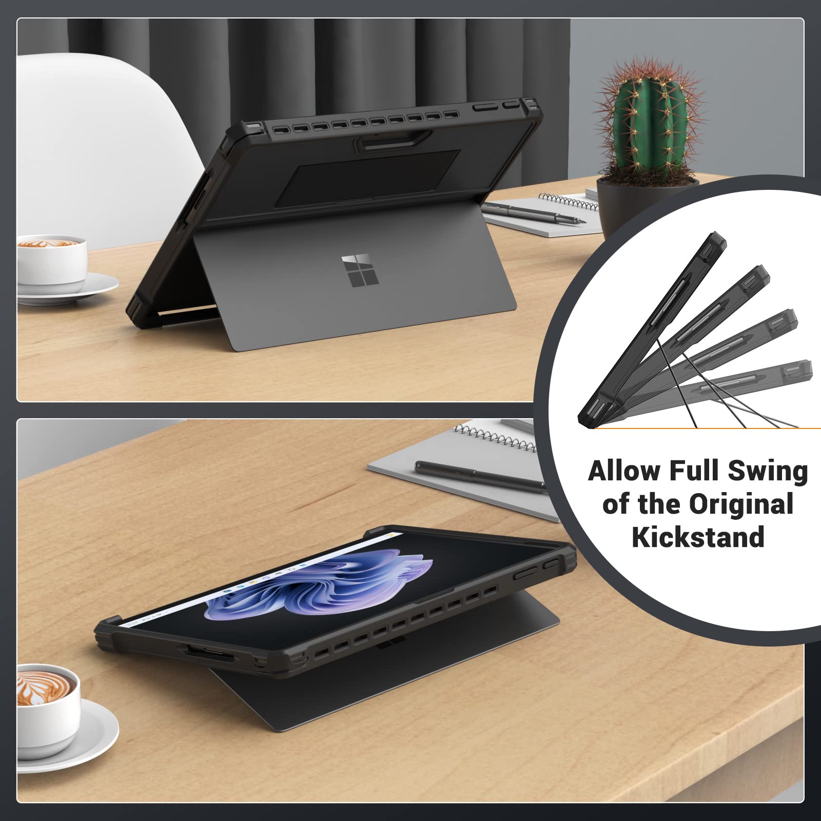 Foto 7 | Funda Moko Compatible Con Microsoft Surface Pro 11/10/9 13'' - Venta Internacional.