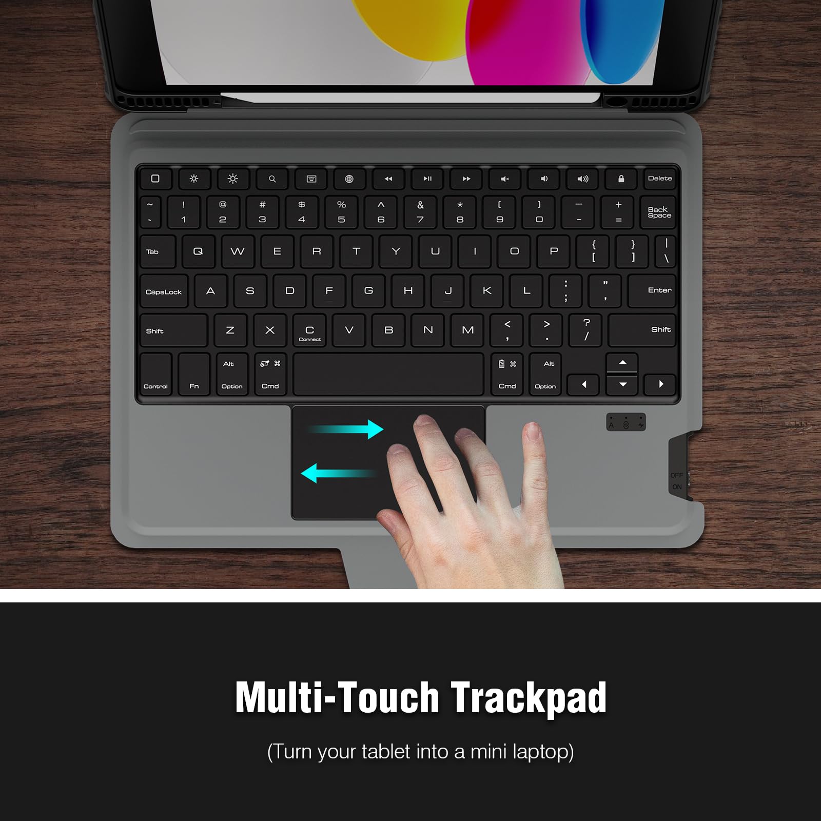 Foto 4 pulgar | Funda Con Teclado Nillkin Para Ipad A16 11th 10th Gen 10.9 - Venta Internacional.