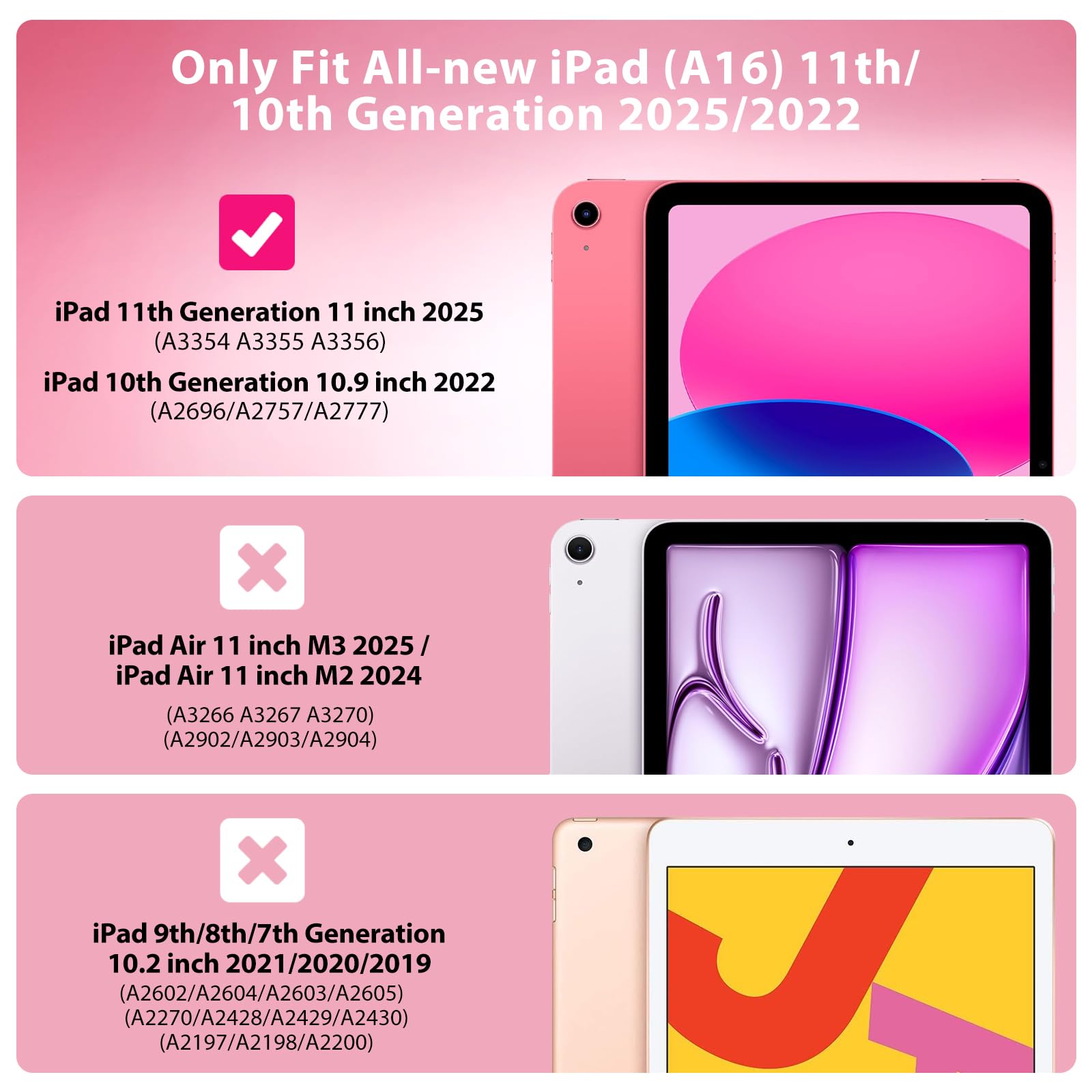 Foto 3 pulgar | Funda Timovo Para Ipad (a16) 11.ª Generación 11 Pulgadas Y Ipad 10.ª Generación 10.9 Pulgadas - Venta Internacional.