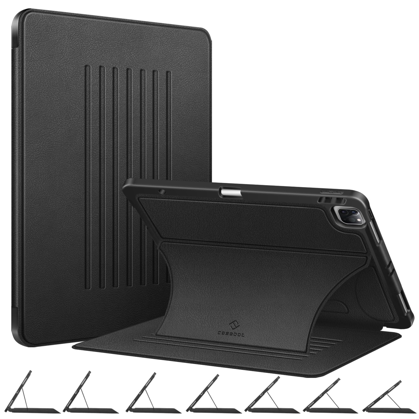 Funda Magnética Casebot Para Ipad Pro 12.9 6th Gen 2022  Negra - Venta Internacional.