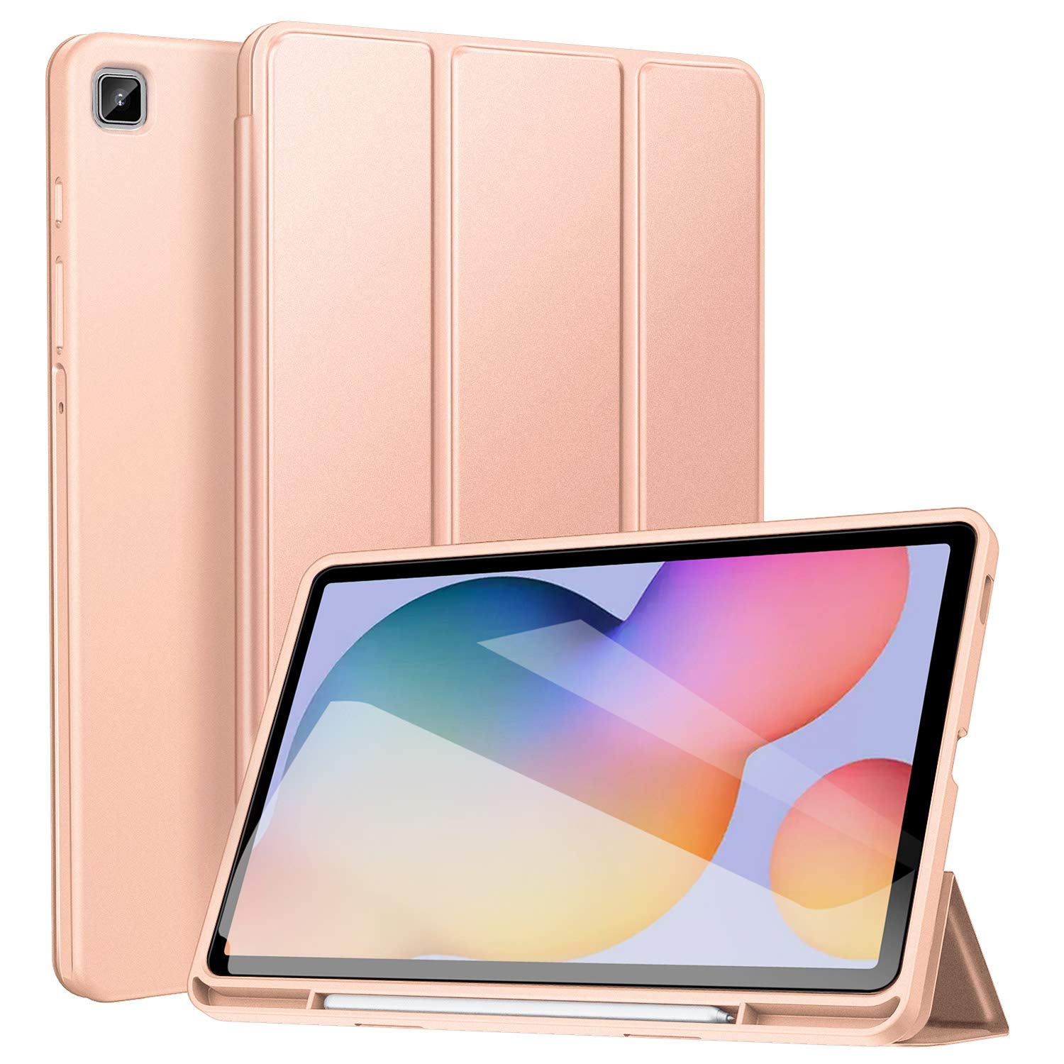 Funda Ztotopcases Para Samsung Galaxy Tab S6 Lite 10.4  Color Oro Rosa - Venta Internacional.