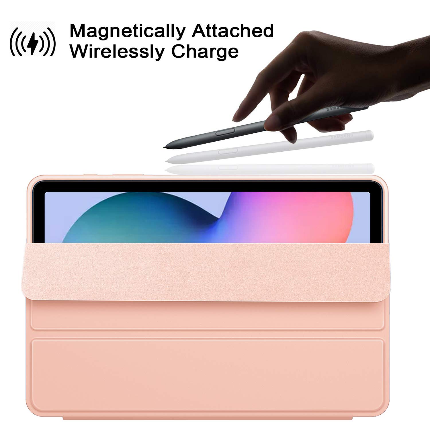 Foto 6 pulgar | Funda Ztotopcases Para Samsung Galaxy Tab S6 Lite 10.4  Color Oro Rosa - Venta Internacional.