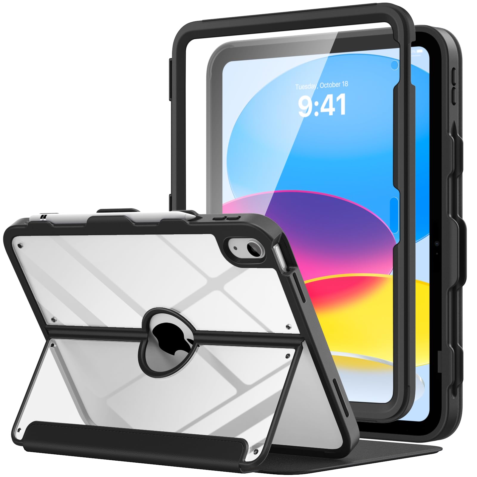 Funda Moko Para Ipad De 11 Pulgadas (a16) De 11.ª Generación Con Soporte Para Lápices - Venta Internacional.
