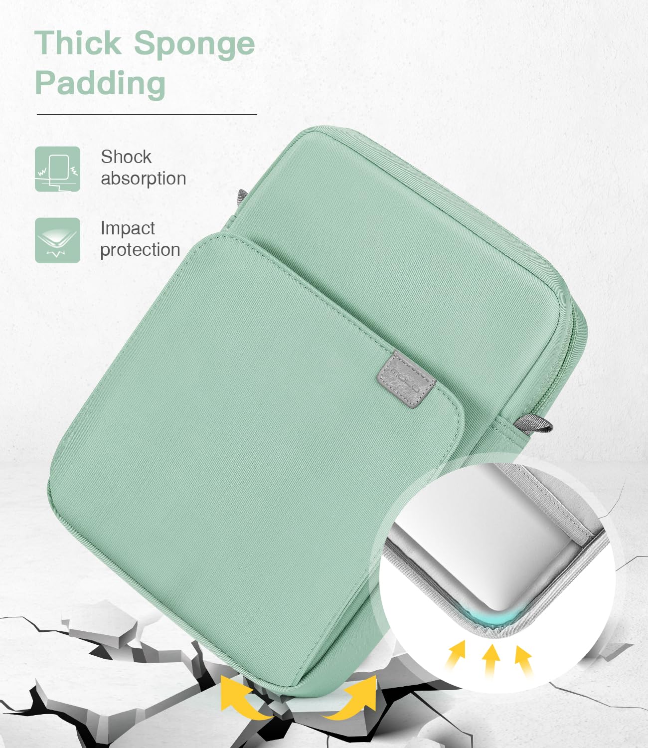 Foto 4 | Funda Para Tableta Moko De 9 A 11 Pulgadas Con Correa Para El Hombro  Color Cian - Venta Internacional.
