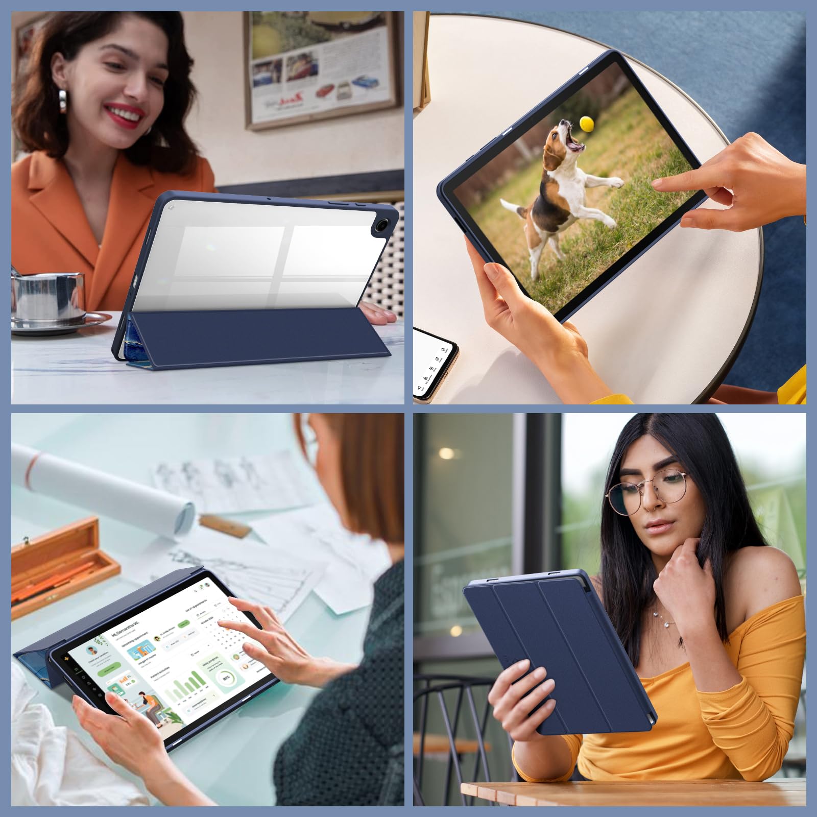 Foto 8 pulgar | Funda Fintie Hybrid Slim Para Samsung Galaxy Tab A9+ 5g De 11 Pulgadas - Venta Internacional.