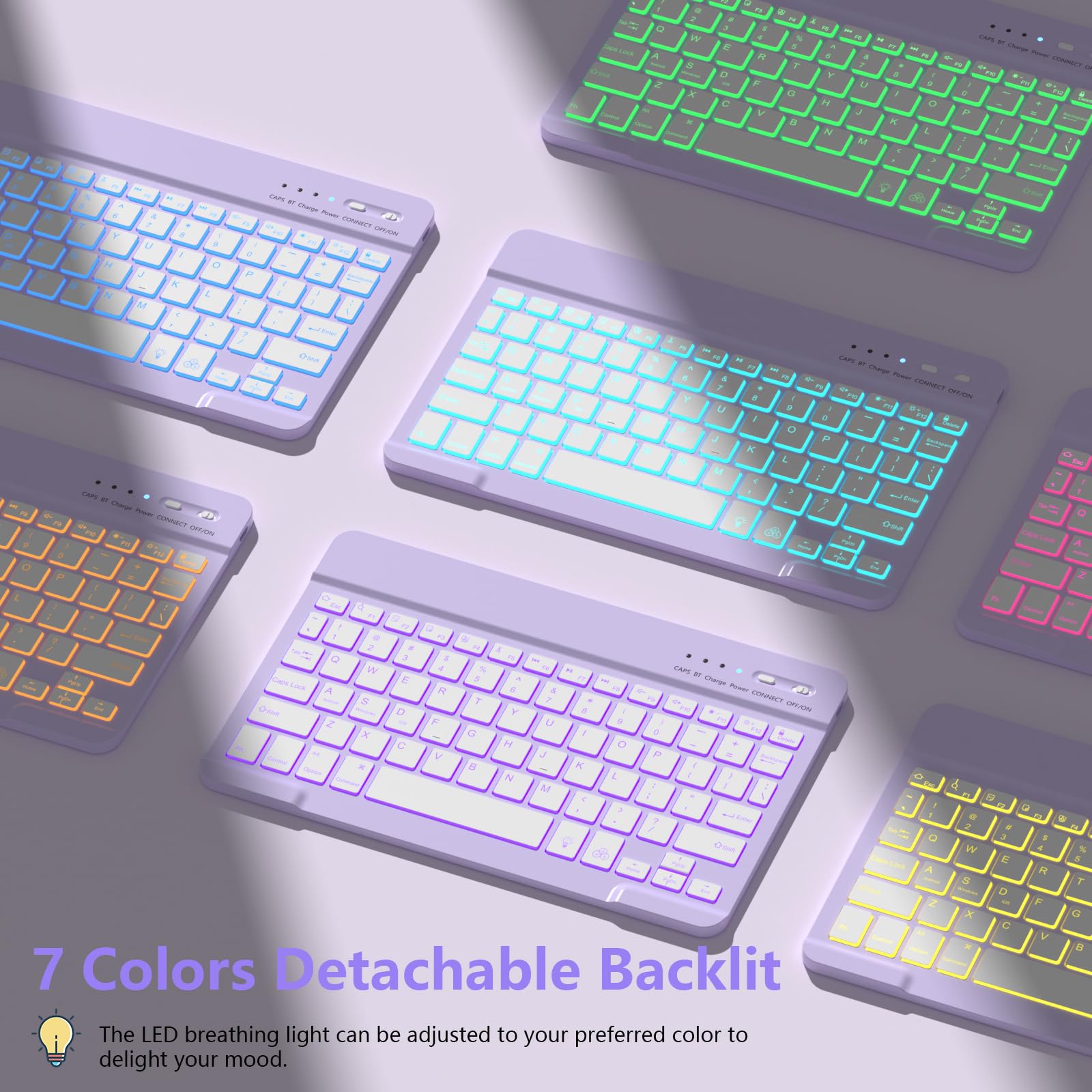 Foto 4 | Funda Con Teclado Fuwang Para Ipad 9ª  8ª Generación  10 2 Pulgadas - Venta Internacional.