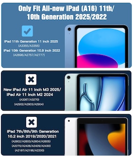 Foto 2 | Funda Timovo Para Ipad 11.ª Generación De 11 Pulgadas 2025 Con Soporte Para Lápices - Venta Internacional.