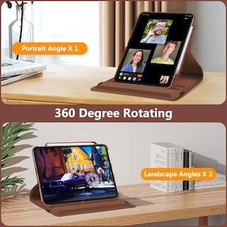 Foto 4 | Funda Giratoria Fintie Para Ipad Pro De 13 Pulgadas (m4) 2024 Con Lápiz - Venta Internacional.