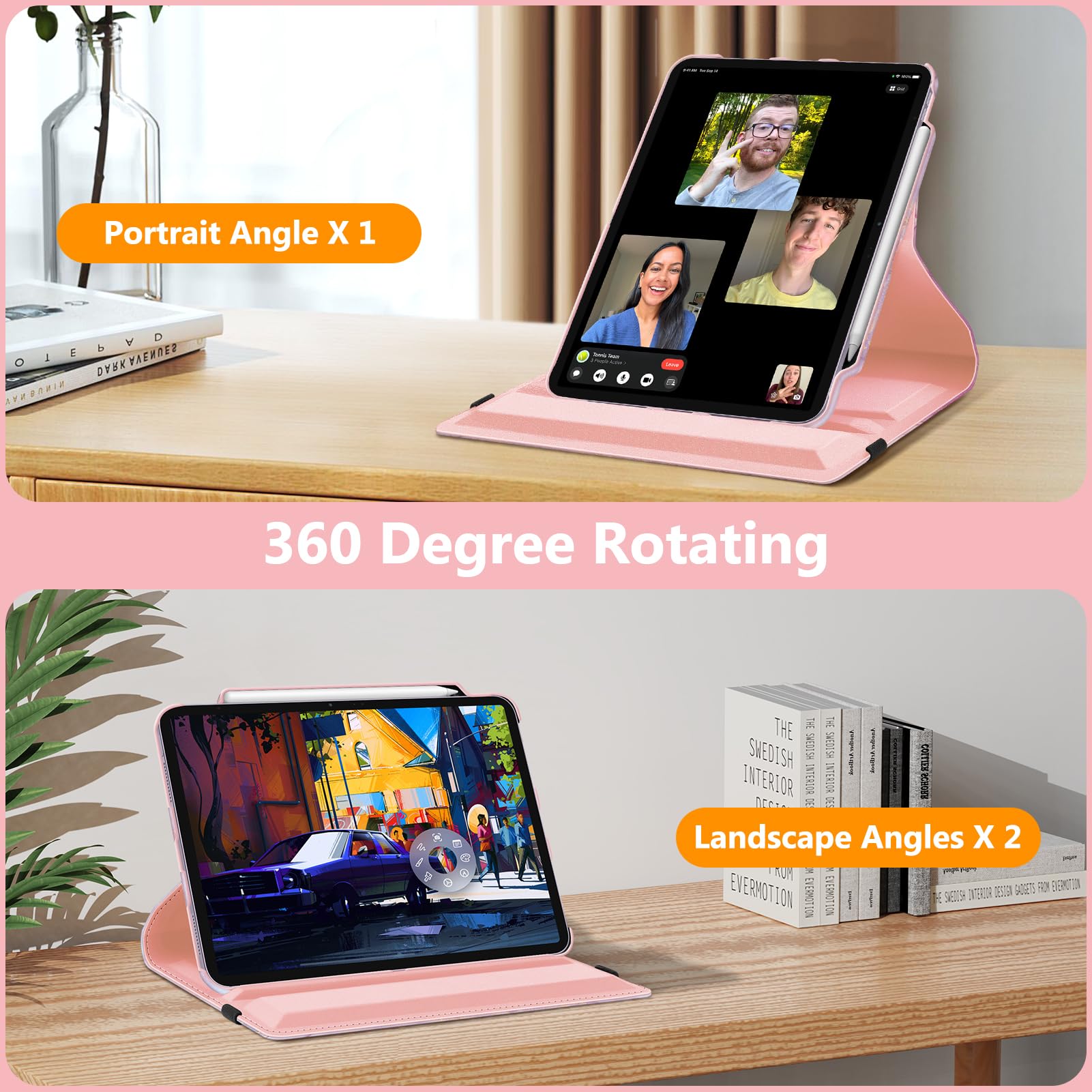 Foto 5 pulgar | Funda Giratoria Fintie Para Ipad Air De 13 Pulgadas (m3) 2025  (m2) 2024 - Venta Internacional.