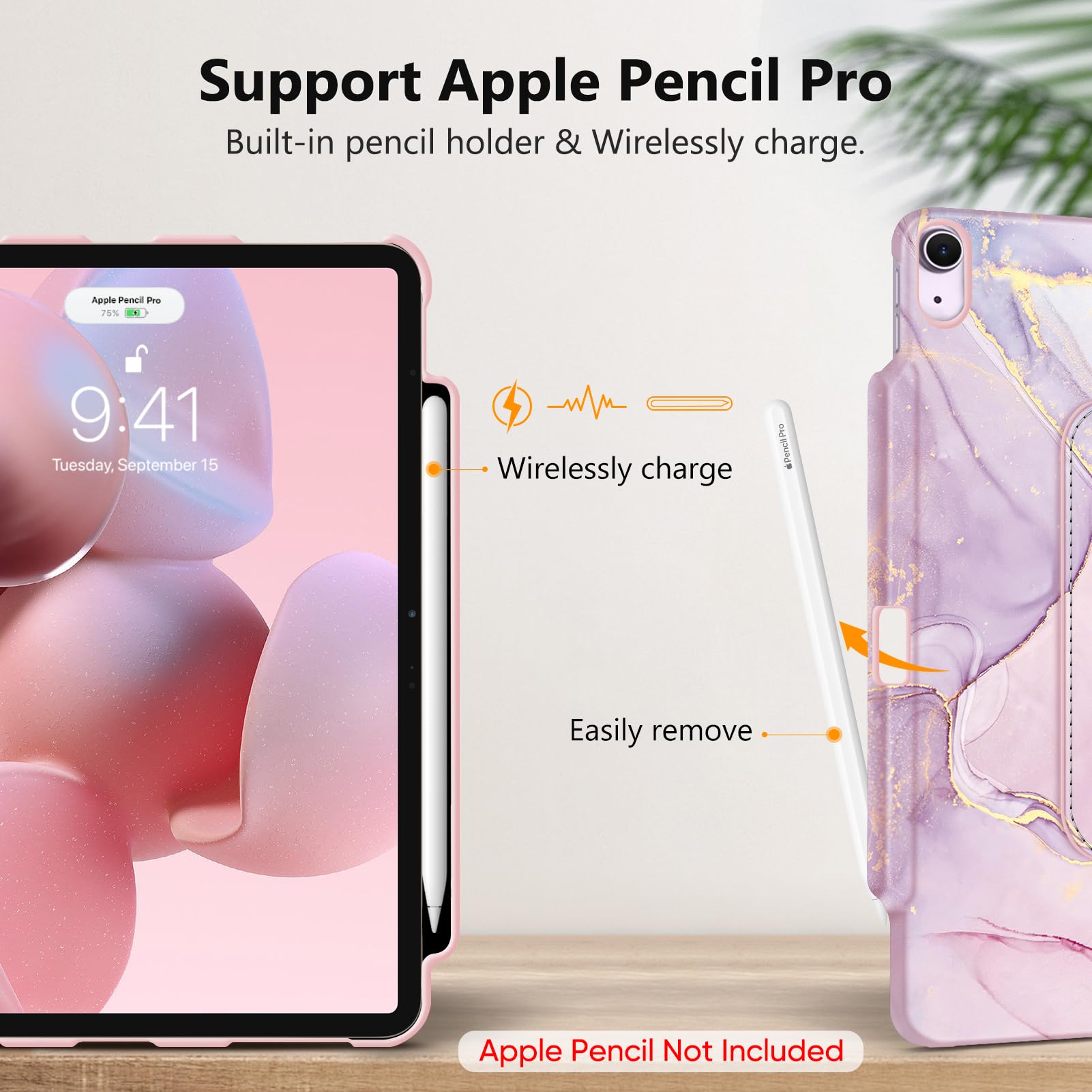 Foto 6 | Funda Giratoria Fintie Para Ipad Air De 13 Pulgadas (m3) 2025  (m2) 2024 - Venta Internacional.