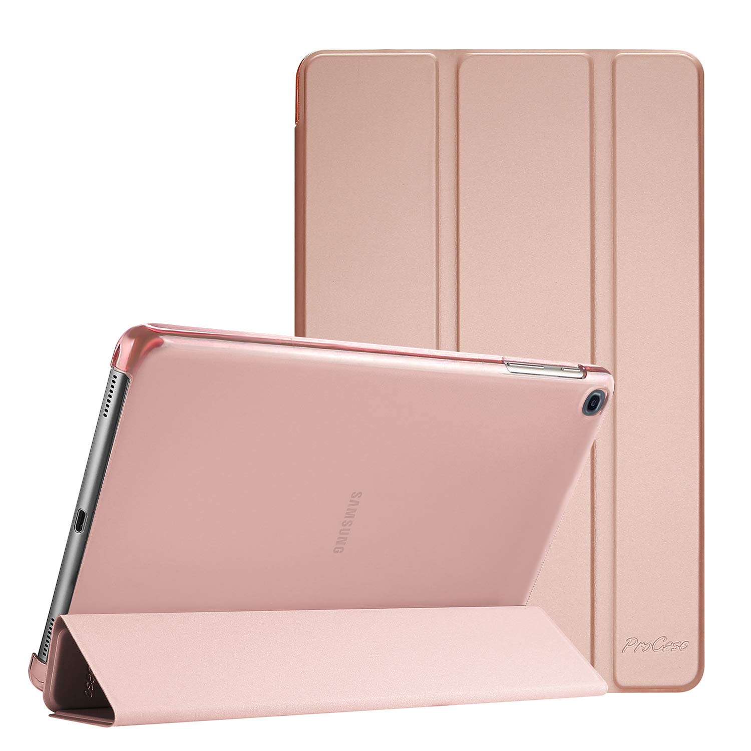 Funda Procase Slim Para Galaxy Tab A 10.1 2019 - Oro Rosa - Venta Internacional.
