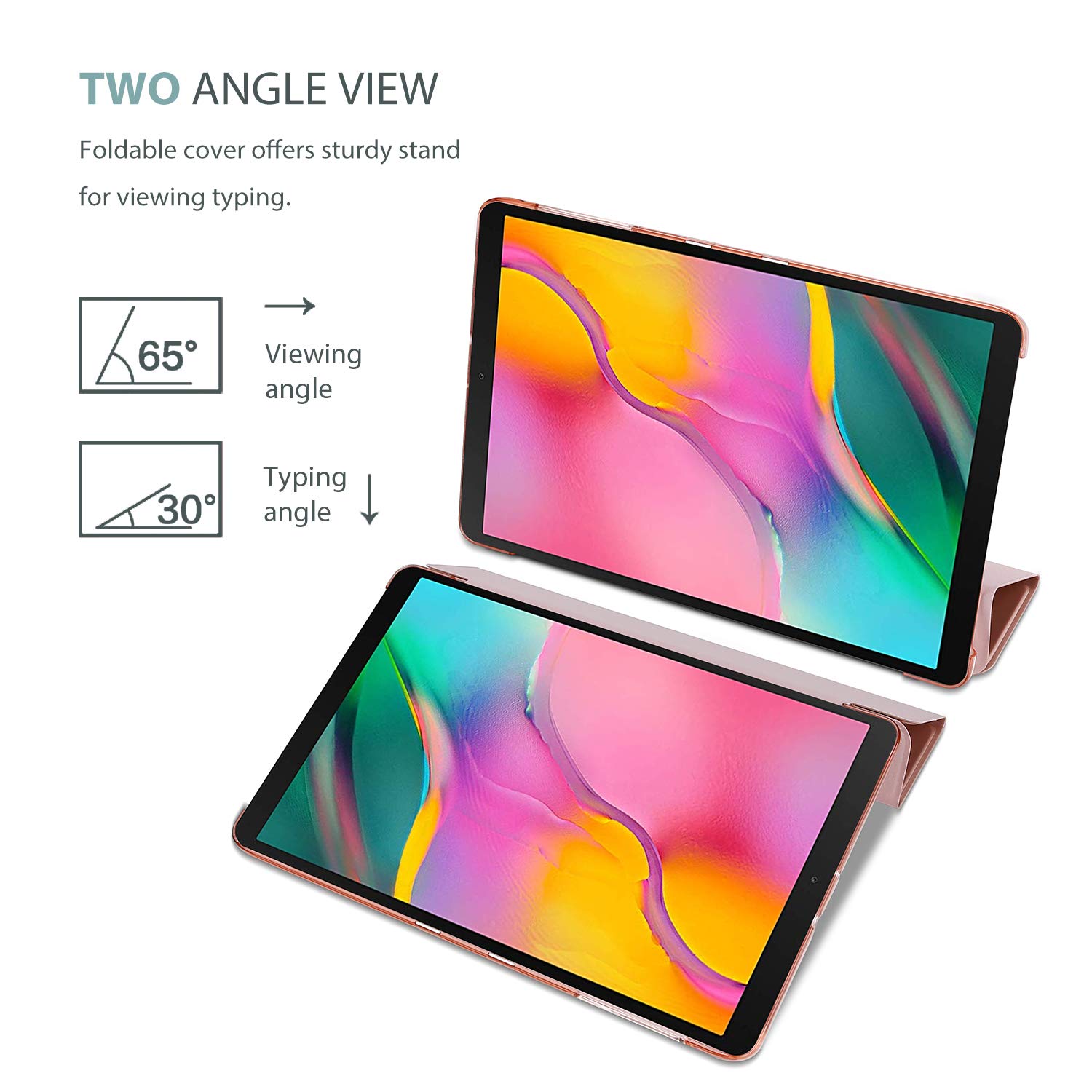 Foto 7 pulgar | Funda Procase Slim Para Galaxy Tab A 10.1 2019 - Oro Rosa - Venta Internacional.