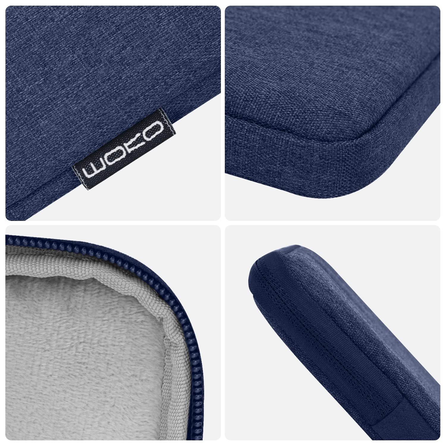 Foto 7 pulgar | Funda Para Tablet Moko De 9 A 11 Pulgadas Para Ipad Air/pro/gen  Color Azul Marino - Venta Internacional.