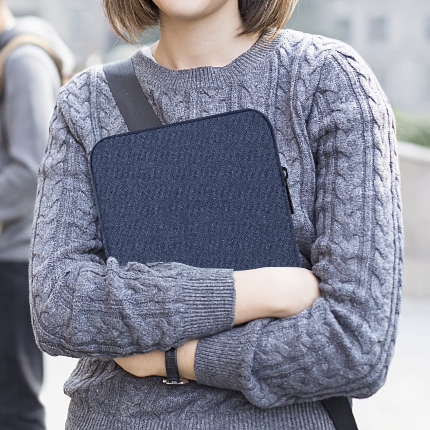 Foto 7 | Funda Para Tablet Moko De 9 A 11 Pulgadas Para Ipad Air/pro/gen  Color Azul Marino - Venta Internacional.