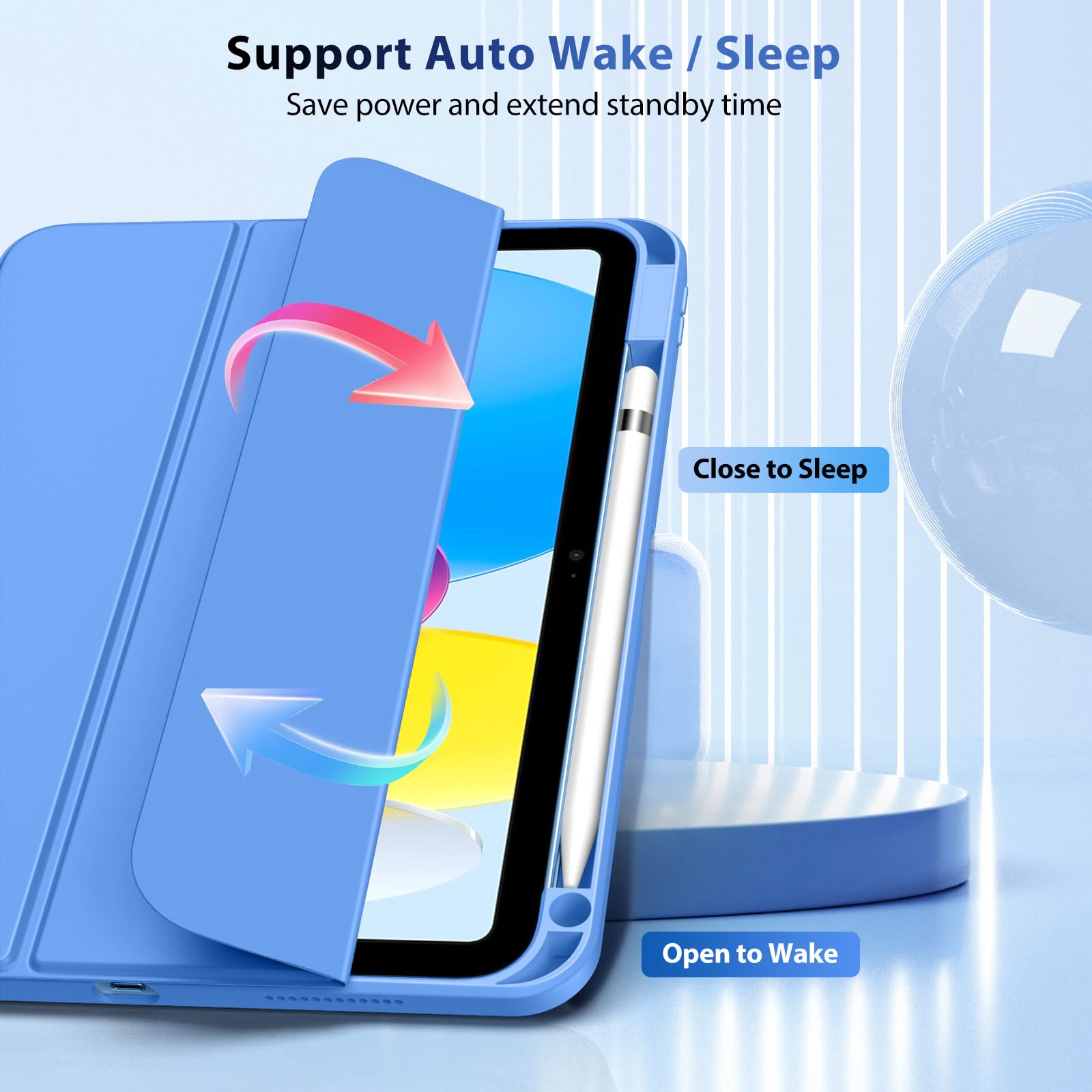 Foto 5 | Funda Timovo Para Ipad (a16) 11.ª Generación  11 Pulgadas Y 2025 Con Soporte Para Lápices - Venta Internacional.