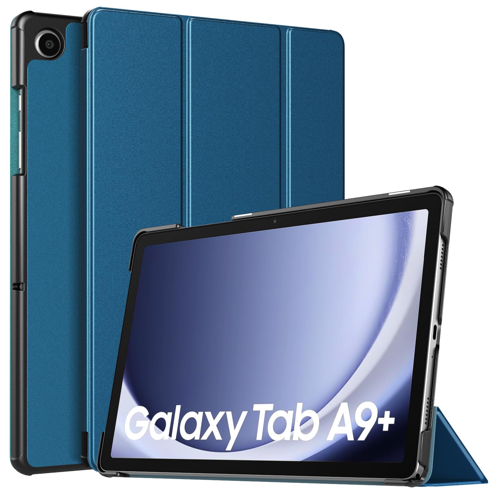 Funda Timovo Para Samsung Galaxy Tab A9+ 11'' 2023  Color Azul Pavo Real - Venta Internacional.