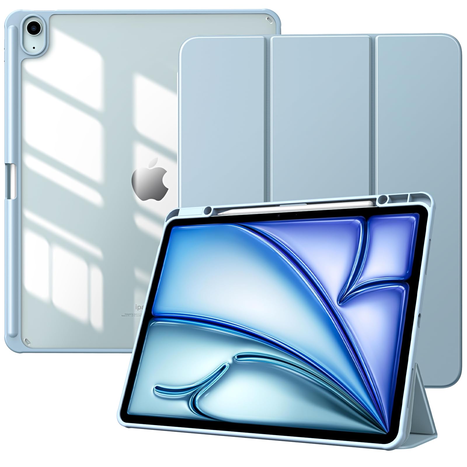 Funda Timovo Para Ipad Air De 13 Pulgadas (m3/m2-2025/2024) Con Soporte Para Lápices - Venta Internacional.