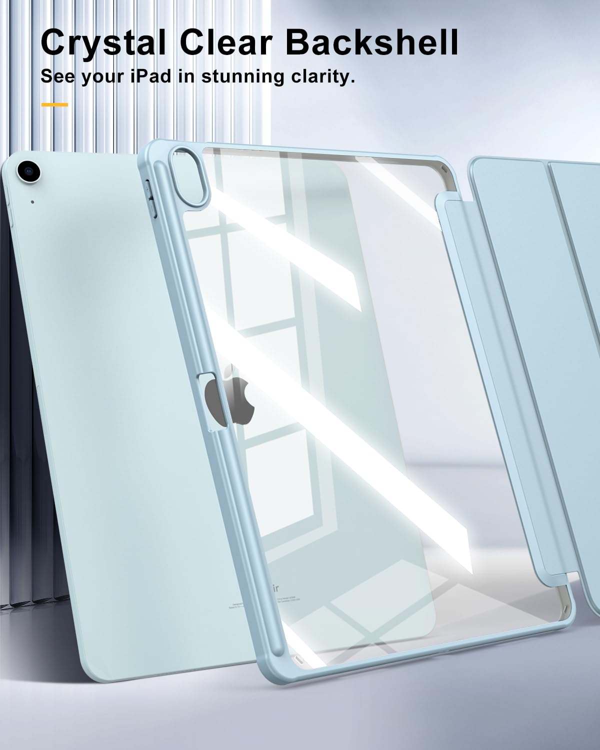 Foto 7 pulgar | Funda Timovo Para Ipad Air De 13 Pulgadas (m3/m2-2025/2024) Con Soporte Para Lápices - Venta Internacional.