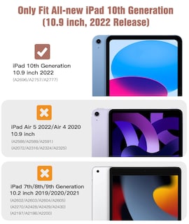 Foto 2 | Funda Timovo Para Ipad (a16) 11.ª Generación 11 Pulgadas 2025/10.ª Generación 10.9 Pulgadas 2022 - Venta Inte