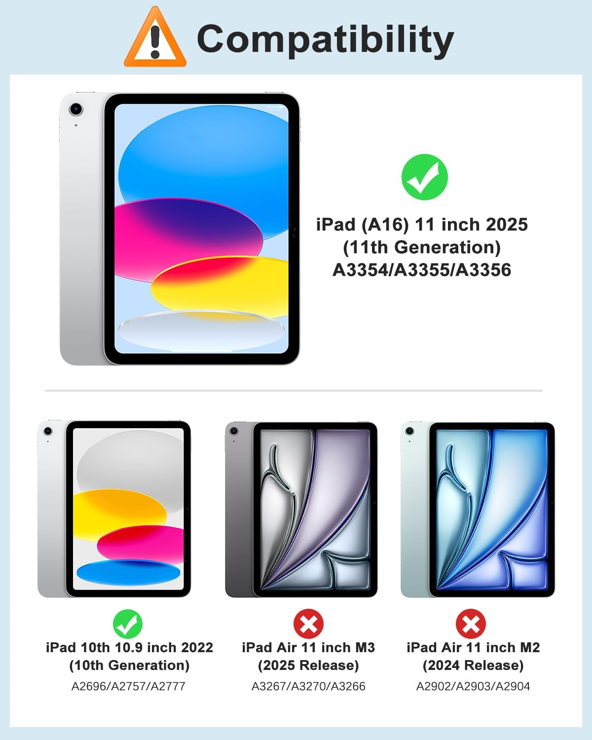 Foto 2 | Funda Para Tableta Moko Para Ipad De 11ª Y 10ª Generación  11/10 9 Pulgadas 2025/2022 - Venta Internacional.