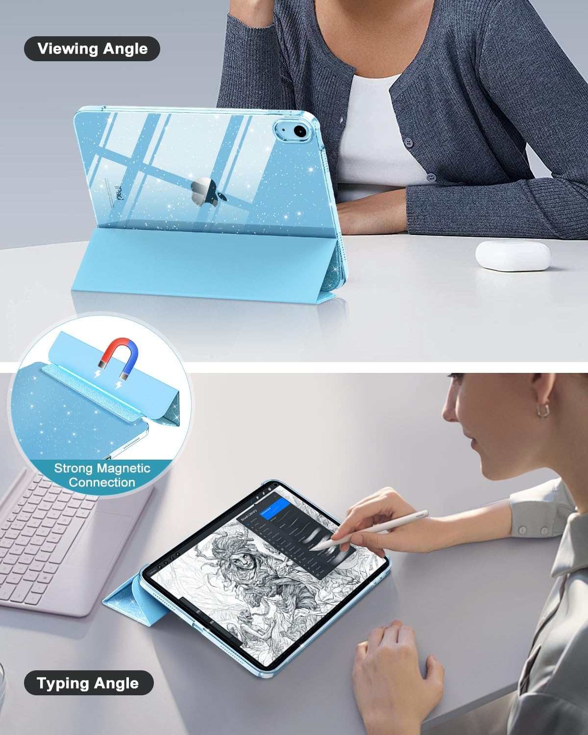 Foto 7 pulgar | Funda Para Tableta Moko Para Ipad De 11ª Y 10ª Generación  11/10 9 Pulgadas 2025/2022 - Venta Internacional.
