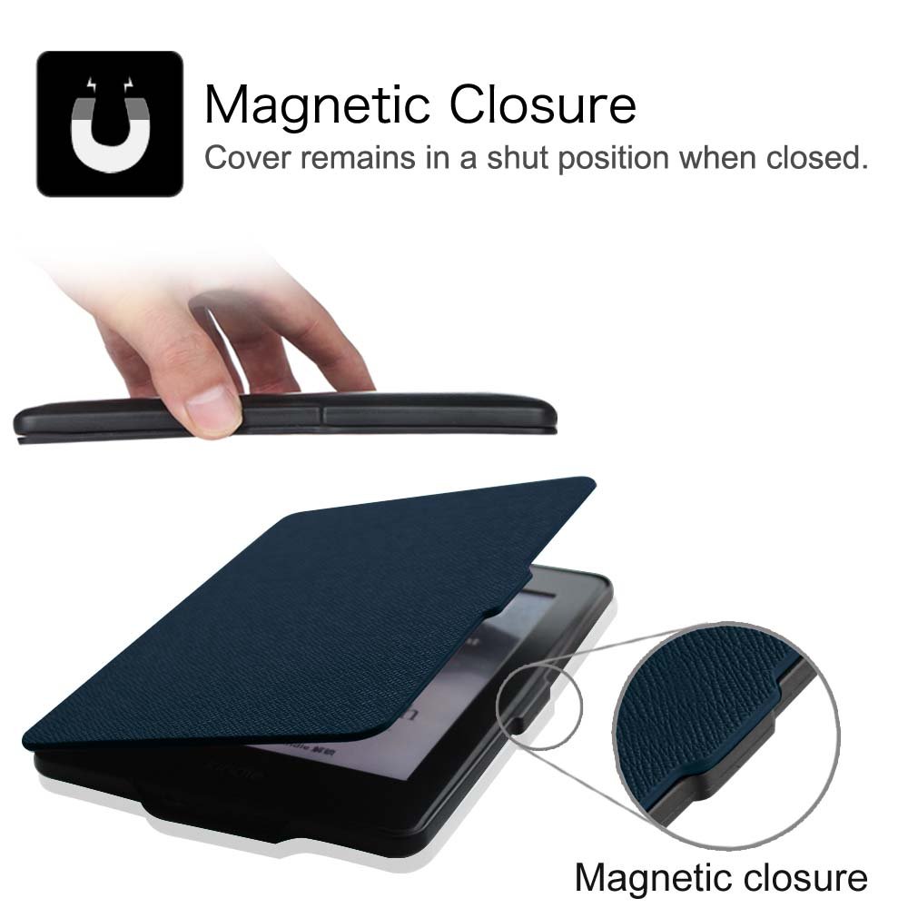 Foto 5 pulgar | Funda Fintie Slimshell Para Kindle Paperwhite 2012-2017  Color Azul Marino - Venta Internacional.