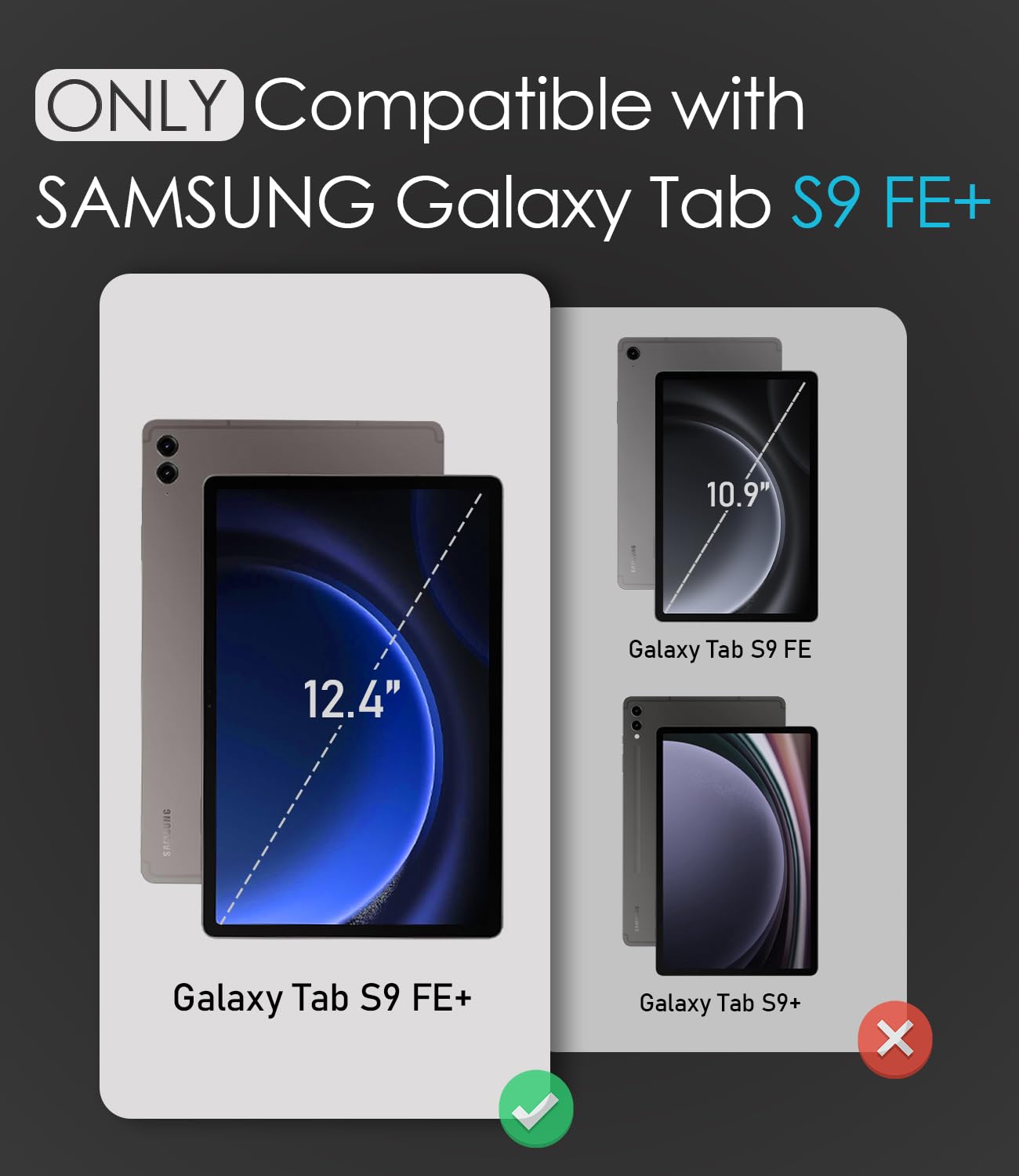 Foto 3 pulgar | Funda De Teclado Nillkin Para Samsung Galaxy Tab S9 Fe+ 12.4 - Venta Internacional.