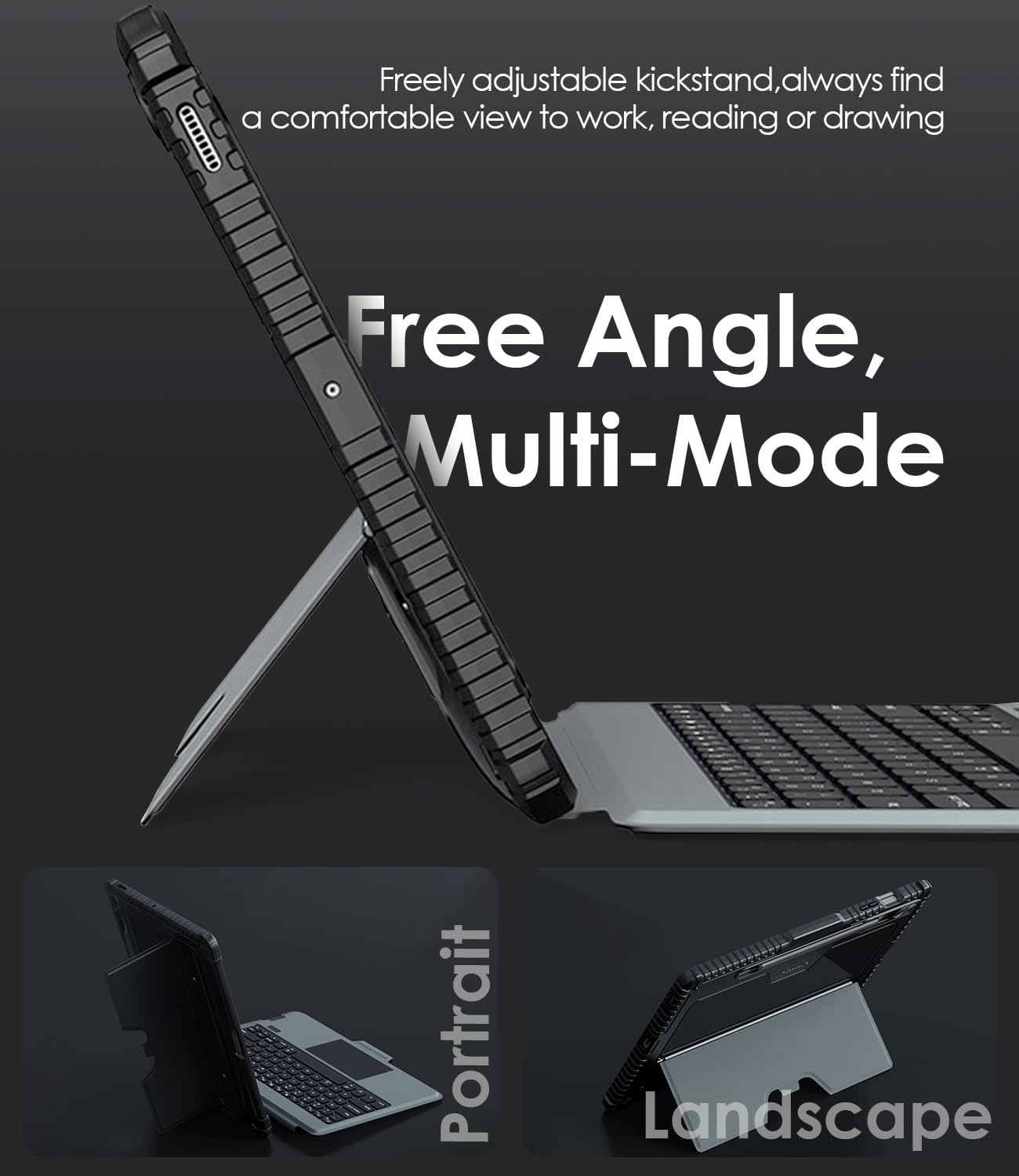 Foto 7 | Funda De Teclado Nillkin Para Samsung Galaxy Tab S9 Fe+ 12.4 - Venta Internacional.