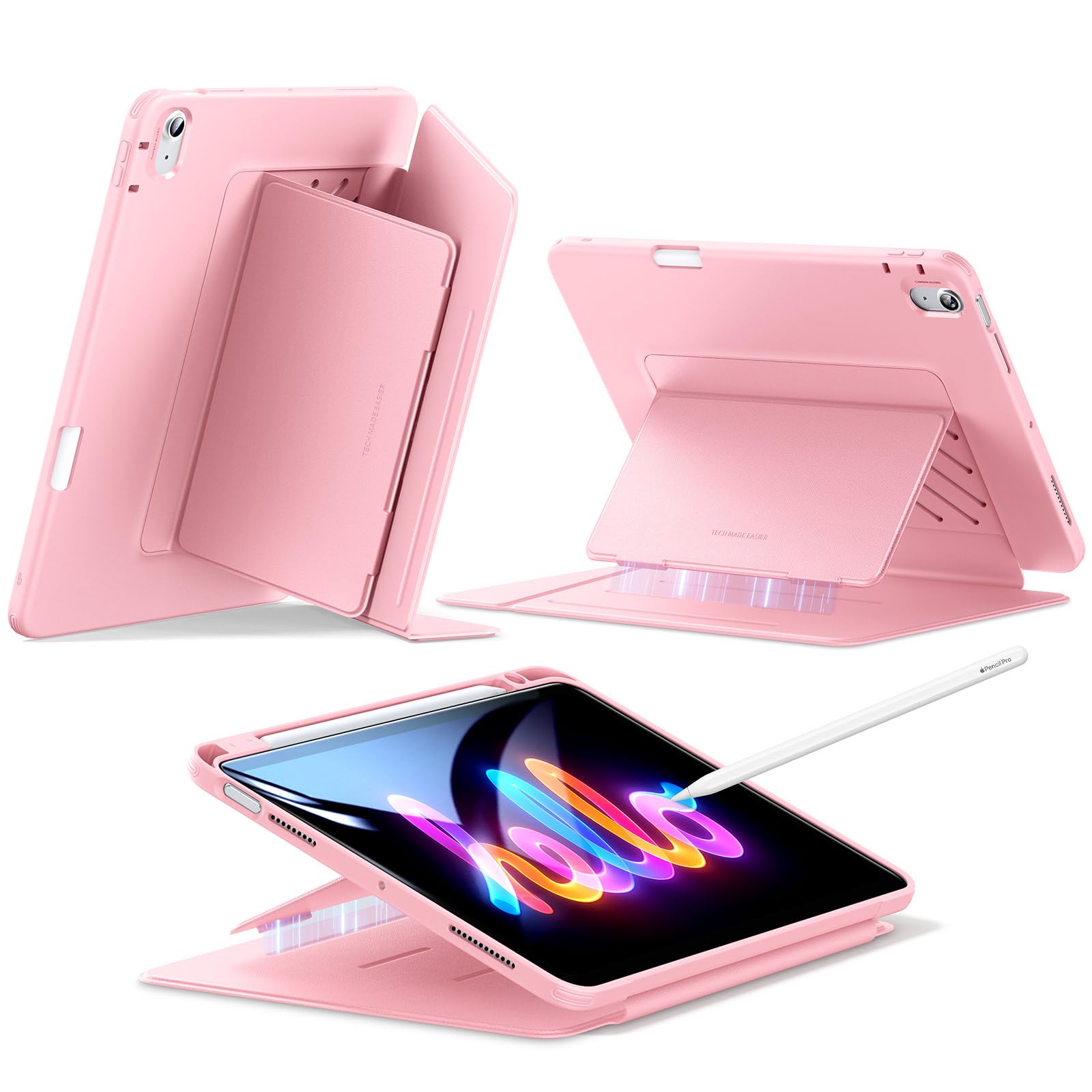 Funda Esr Para Ipad Air De 11 Pulgadas (2025/2024) Con Soporte Para Lápices  Color Rosa - Venta Internacional.
