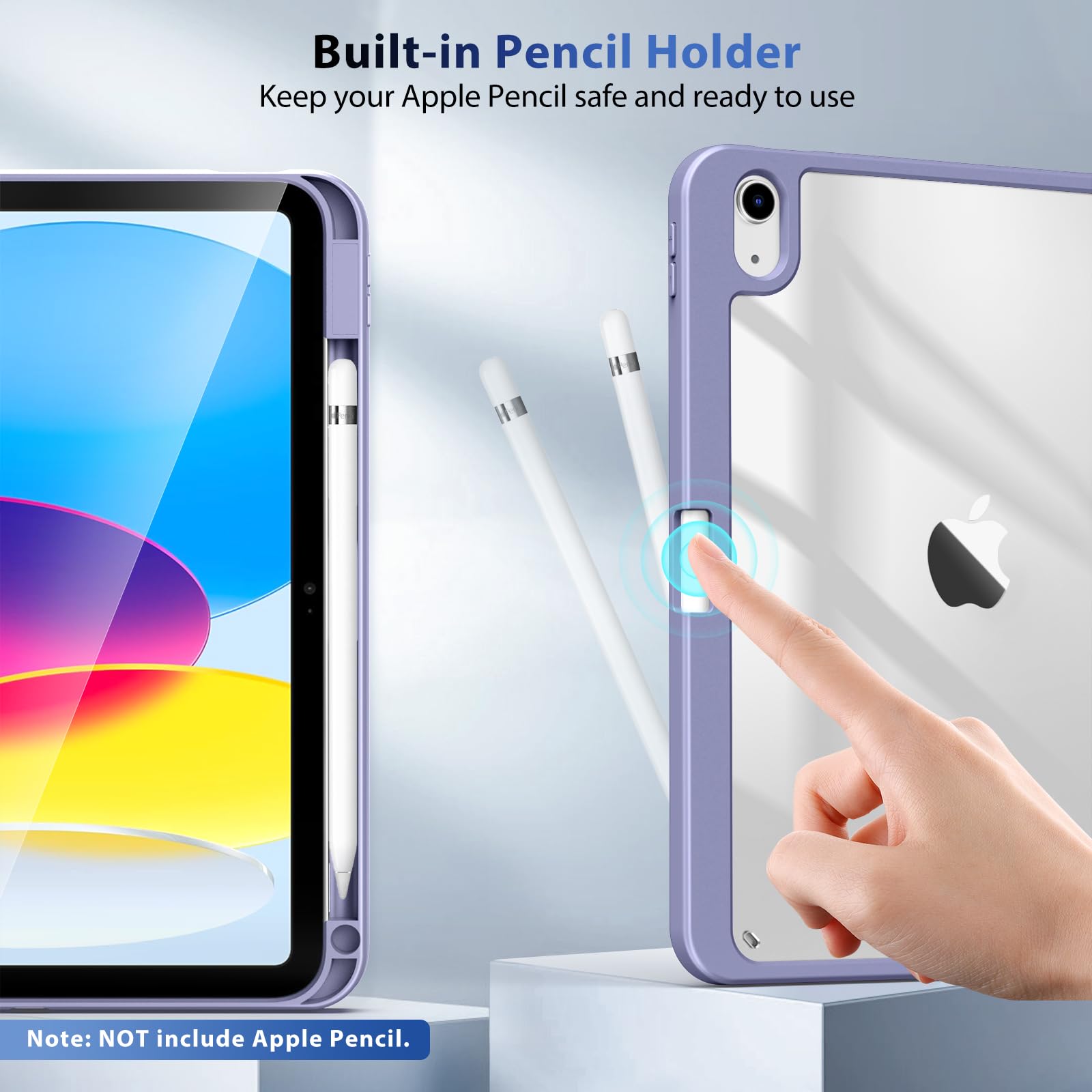 Foto 5 pulgar | Funda Timovo Para Ipad 11.ª Generación De 11 Pulgadas 2025 Con Soporte Para Lápices - Venta Internacional.