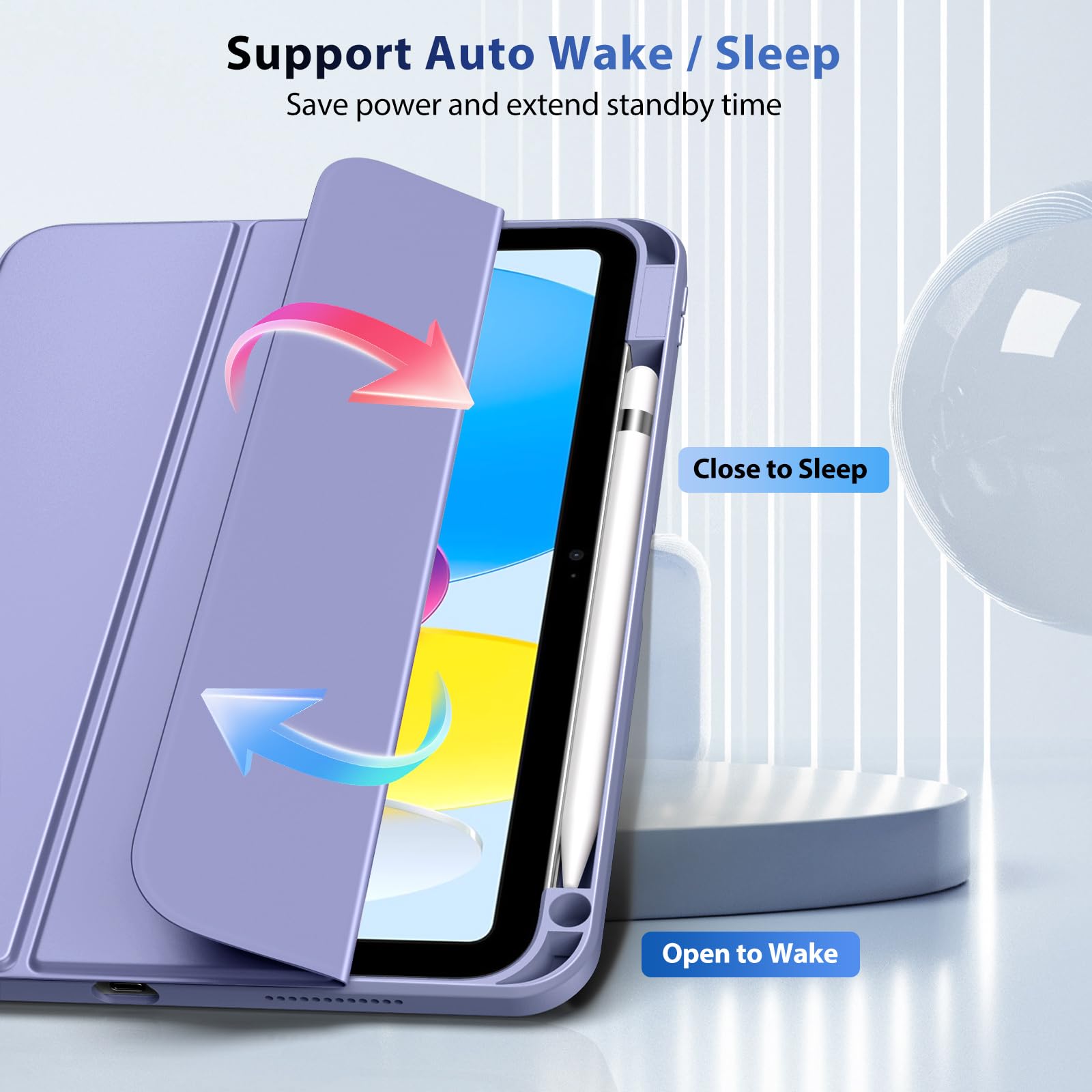 Foto 5 | Funda Timovo Para Ipad 11.ª Generación De 11 Pulgadas 2025 Con Soporte Para Lápices - Venta Internacional.