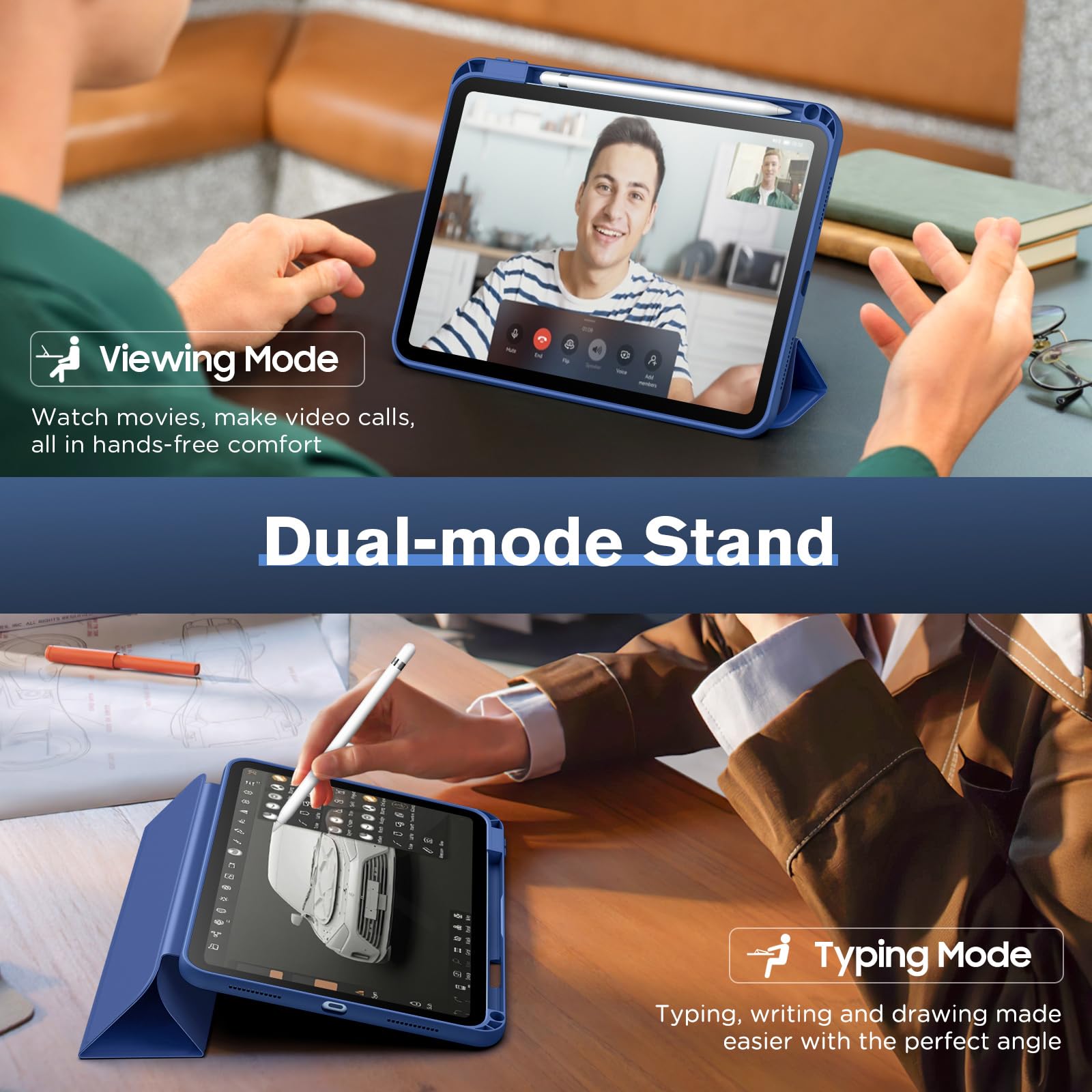 Foto 4 | Funda Para Ipad Moko Para Ipad 11.ª Generación  11 Pulgadas/10.ª Generación  10.9 Pulgadas - Venta Internacional.