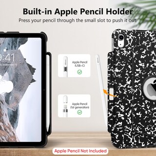 Foto 5 | Funda Giratoria Fintie Para Ipad 11.ª Generación De 11 Pulgadas Con Soporte Para Lápices - Venta Internacional.