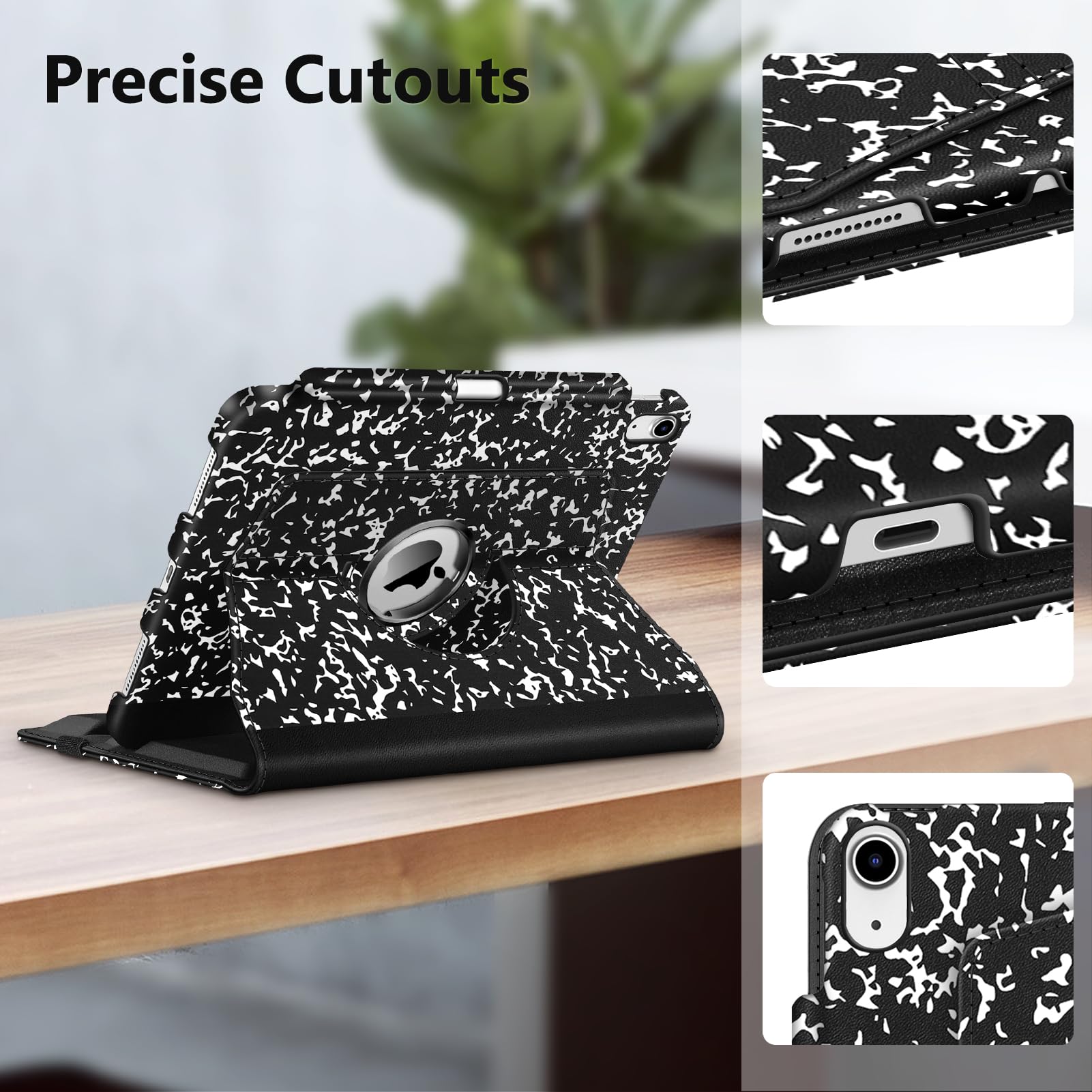 Foto 6 | Funda Giratoria Fintie Para Ipad 11.ª Generación De 11 Pulgadas Con Soporte Para Lápices - Venta Internacional.