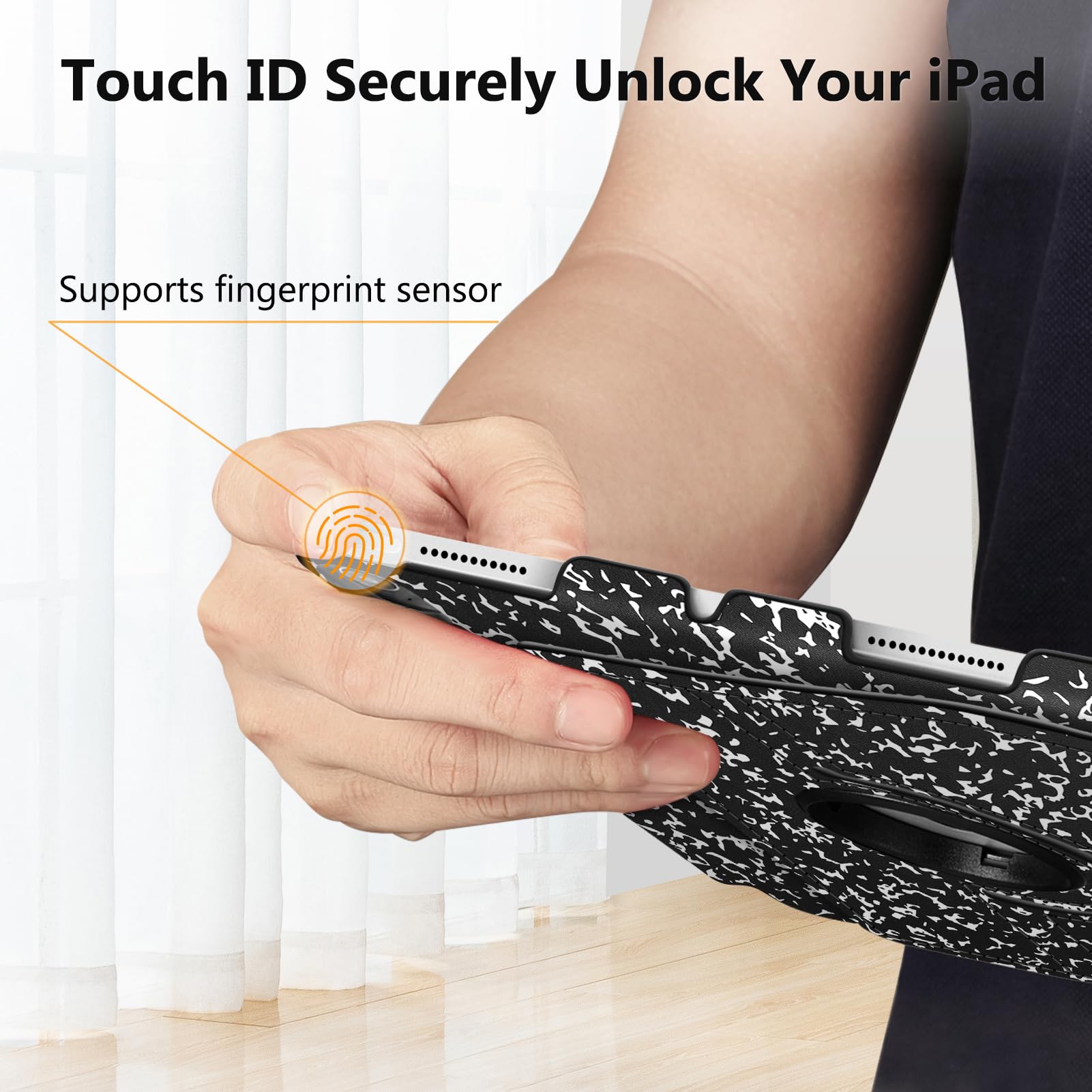 Foto 8 pulgar | Funda Giratoria Fintie Para Ipad 11.ª Generación De 11 Pulgadas Con Soporte Para Lápices - Venta Internacional.