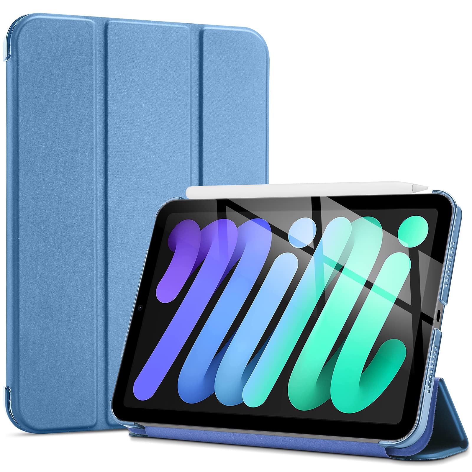 Funda Procase Smart Para Ipad Mini 7/6 Gen 8 3 Pulgadas  Color Azul - Venta Internacional.