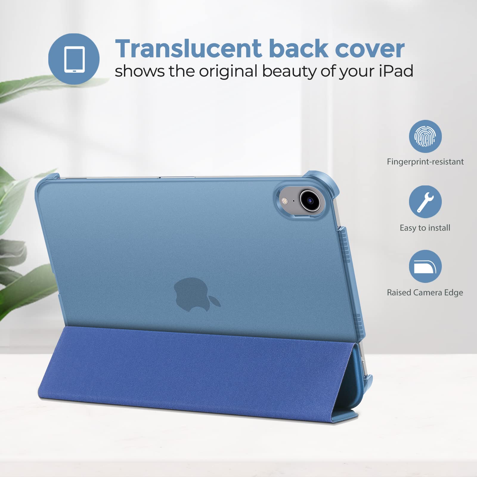 Foto 4 pulgar | Funda Procase Smart Para Ipad Mini 7/6 Gen 8 3 Pulgadas  Color Azul - Venta Internacional.