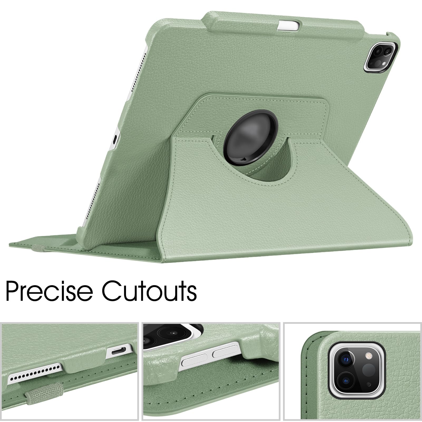Foto 6 pulgar | Funda Giratoria Fintie Para Ipad Pro 12.9 6.ª Generación De 2022 Con Lápiz - Venta Internacional.