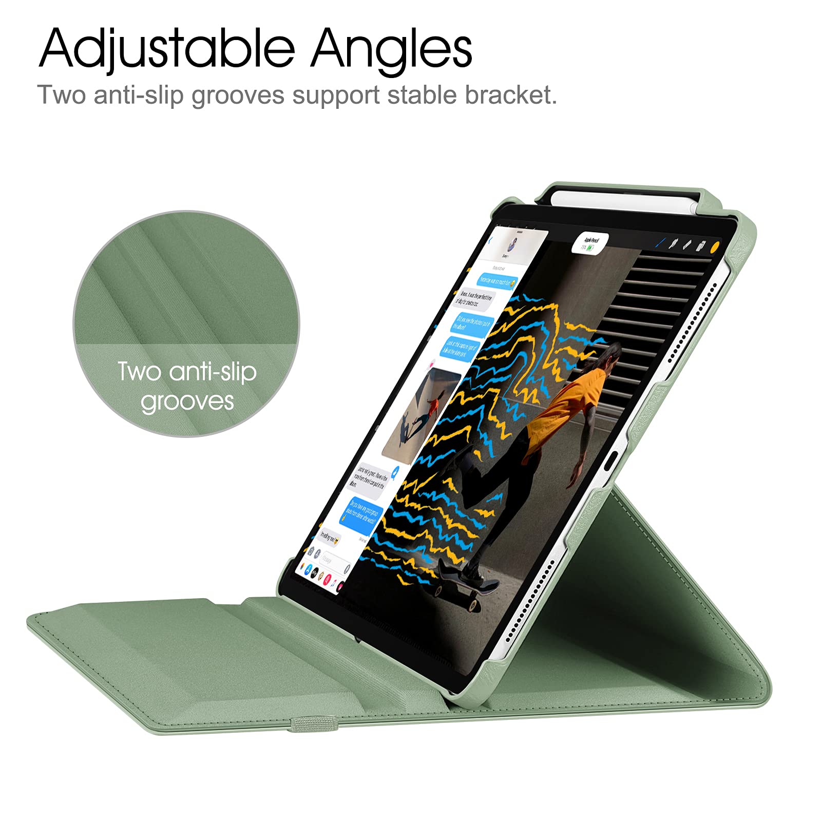 Foto 8 pulgar | Funda Giratoria Fintie Para Ipad Pro 12.9 6.ª Generación De 2022 Con Lápiz - Venta Internacional.