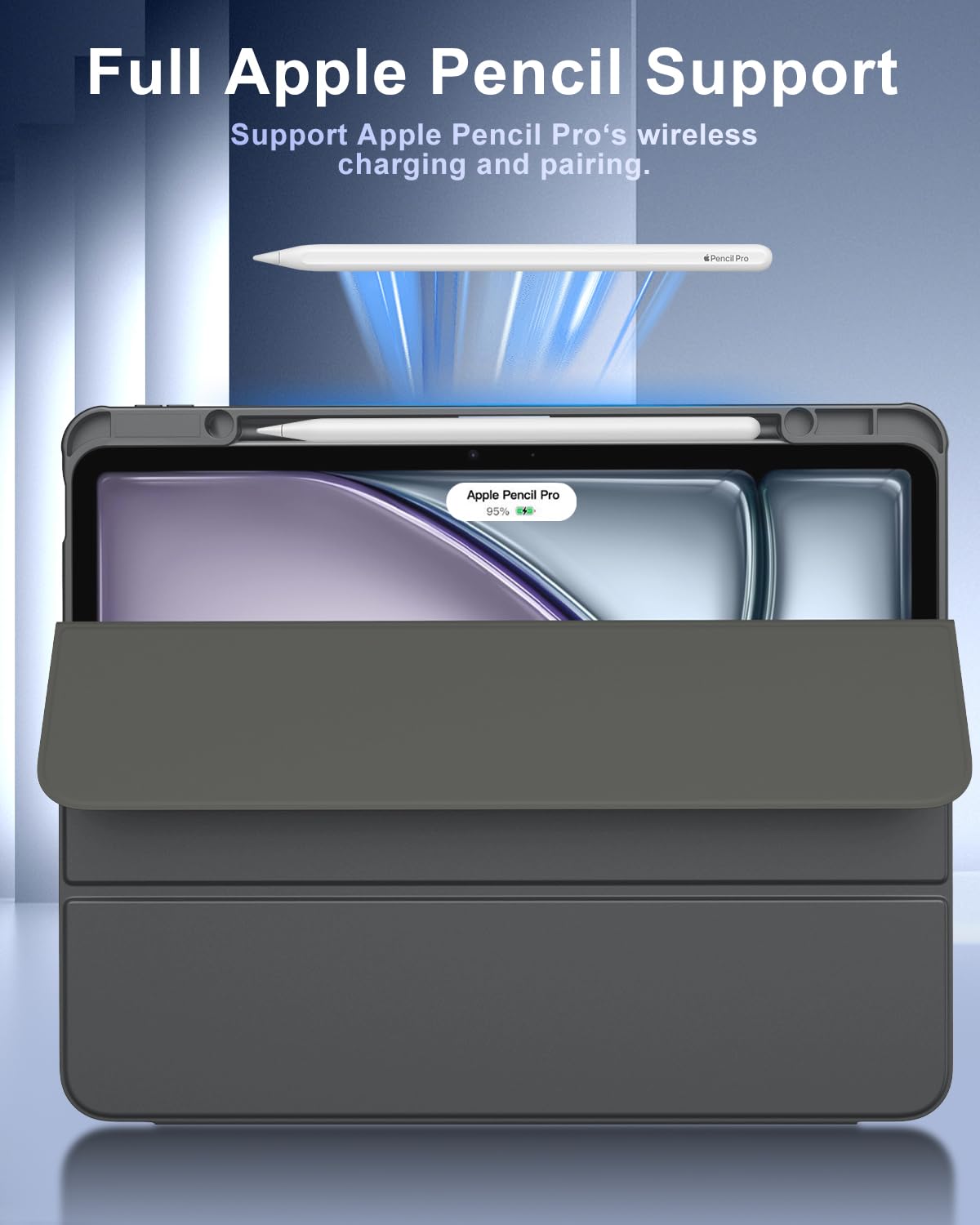Foto 8 pulgar | Funda Timovo Para Ipad Air De 13 Pulgadas (m3/m2-2025/2024) Con Soporte Para Lápices - Venta Internacional.