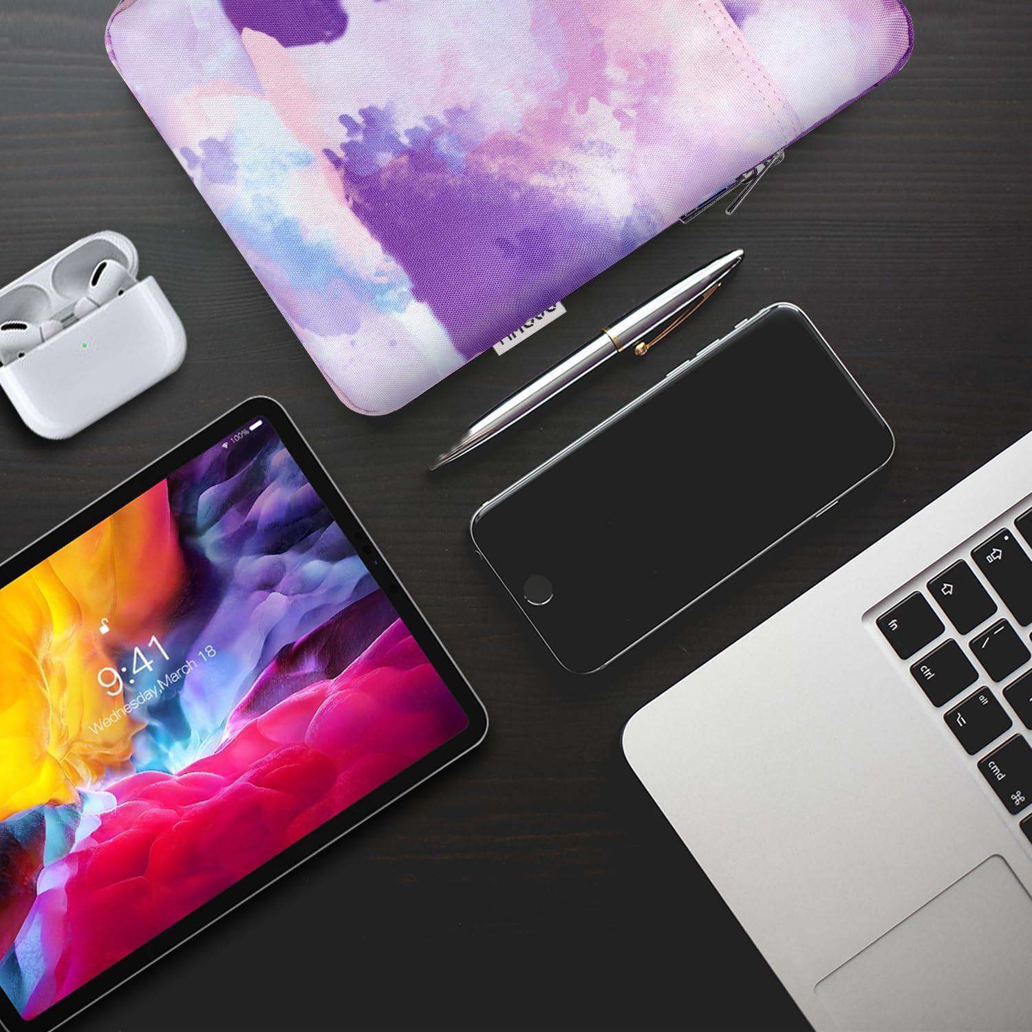 Foto 7 | Funda Para Tablet Timovo De 9 A 11 Pulgadas Para Ipad 11 A16 2025  Color Morado - Venta Internacional.